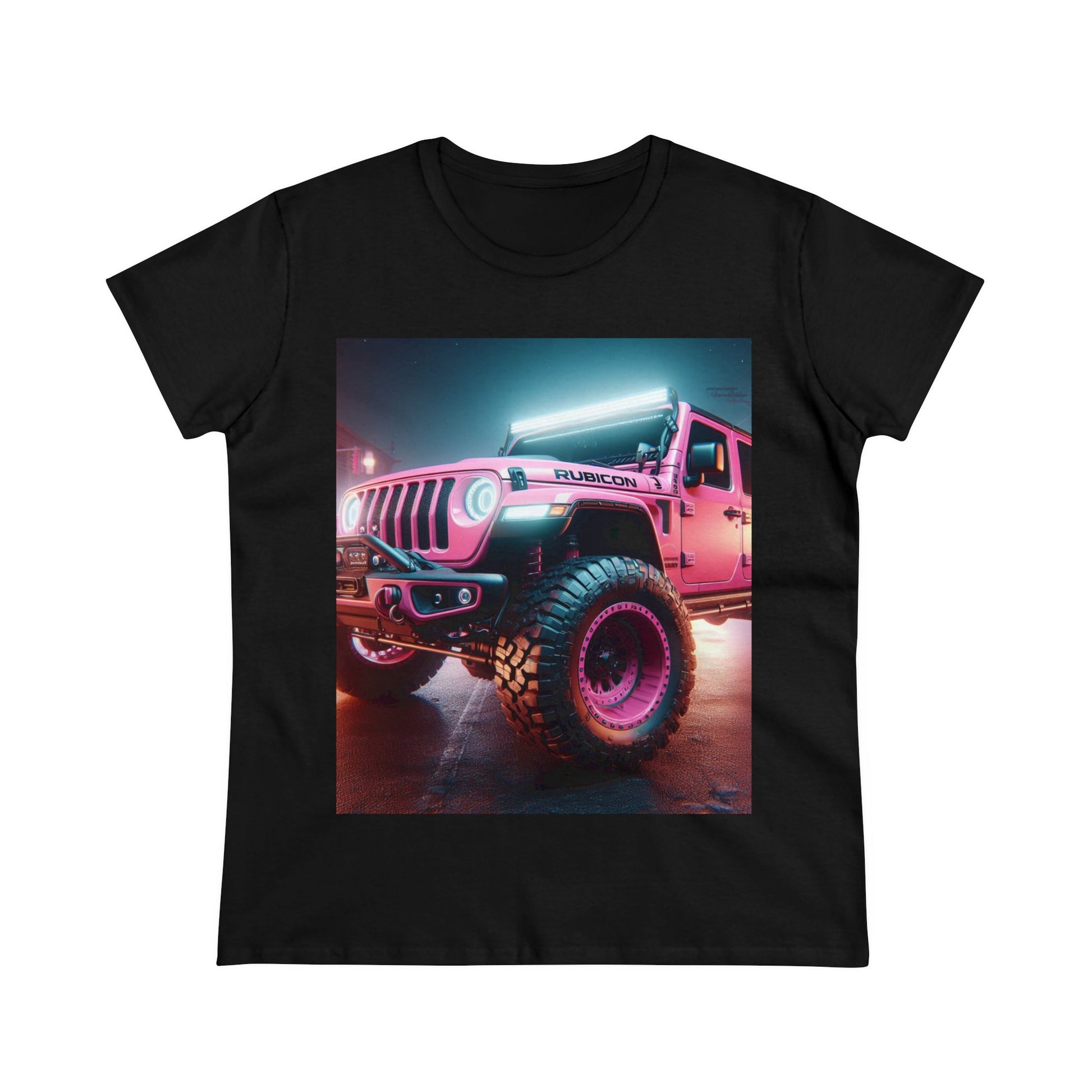 Pink Rubicon T-Shirt T-Shirt Printify Black S