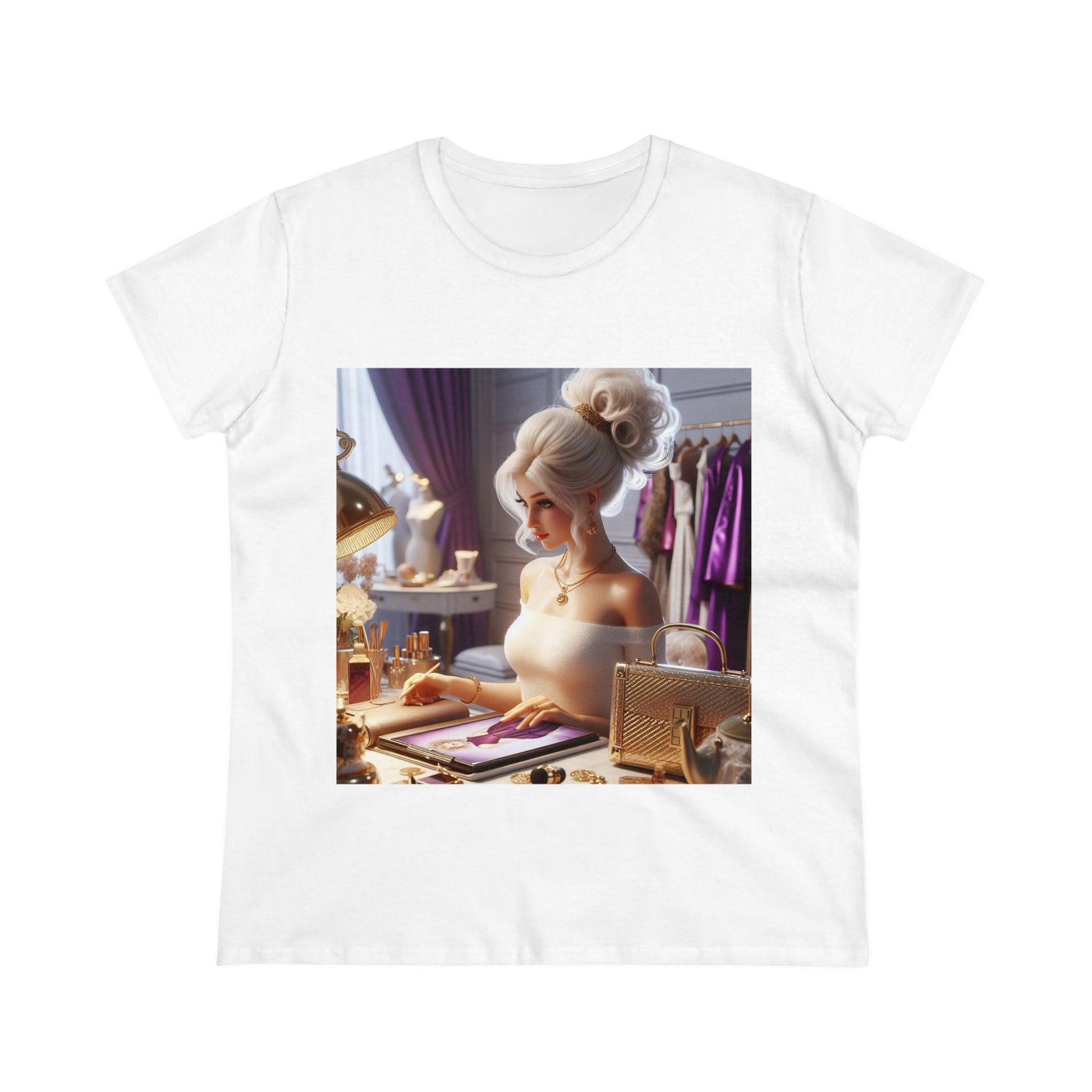 Fashion and Beauty T-Shirt T-Shirt Printify White S