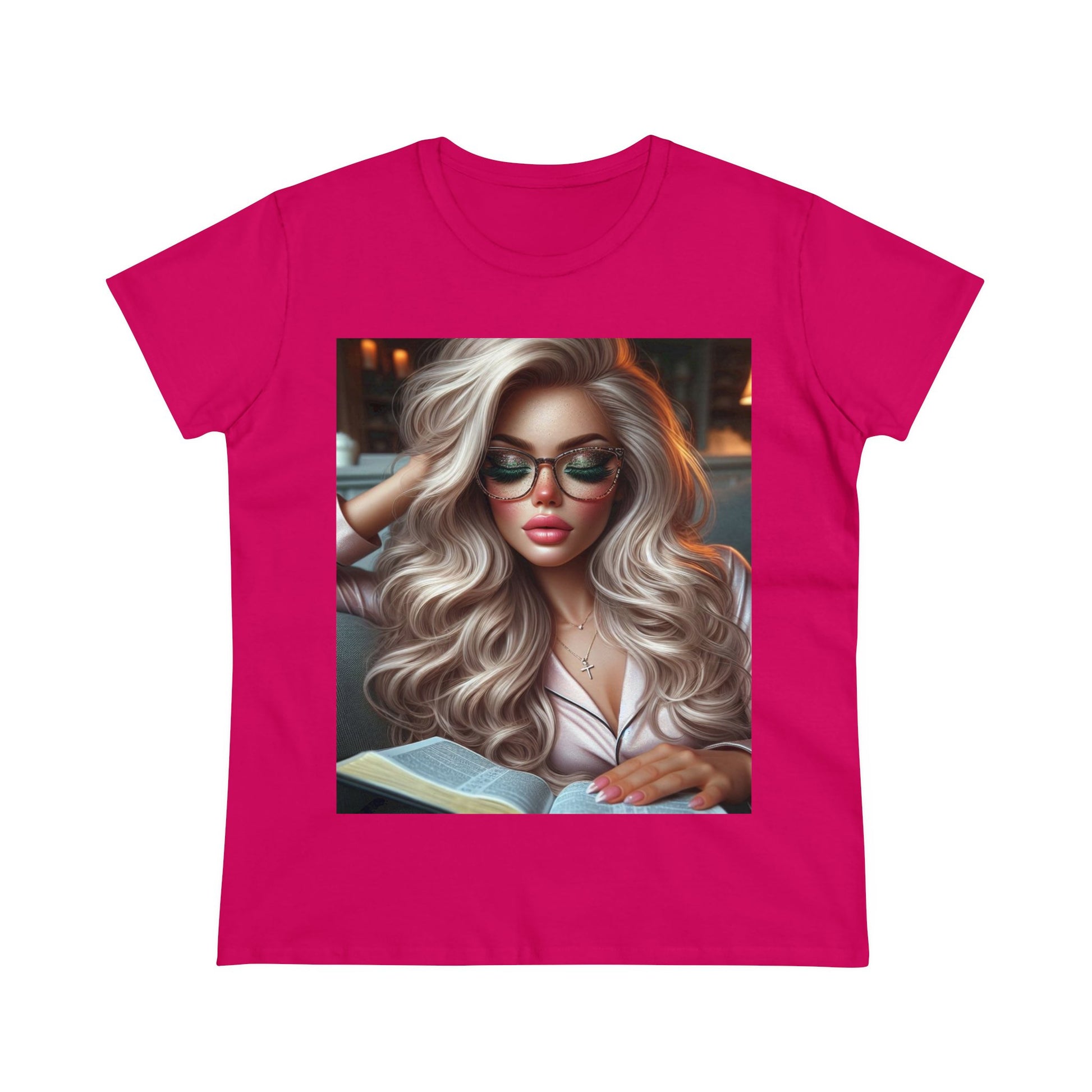 Relax and Read T-Shirt T-Shirt Printify Heliconia S