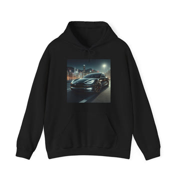 Black Tesla Hoodie Hoodie Printify Black S