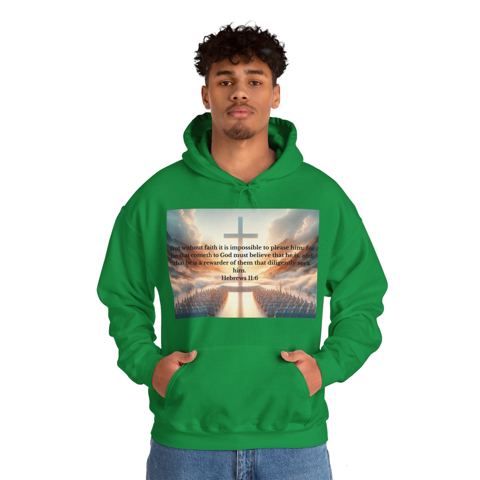 Hebrews 11:6 Hoodie Hoodie Printify