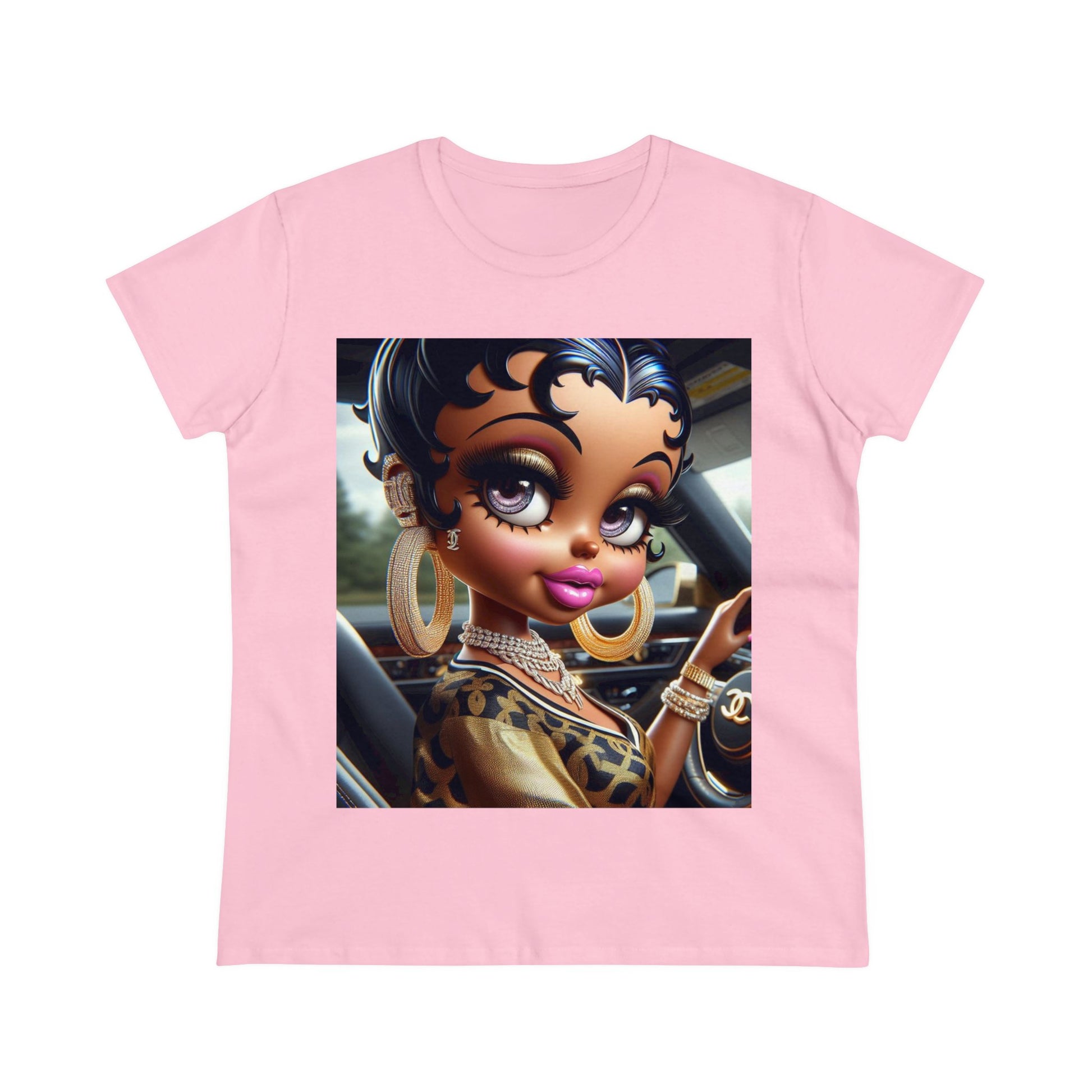 Betty Beauty T-shirt T-Shirt Printify Light Pink S