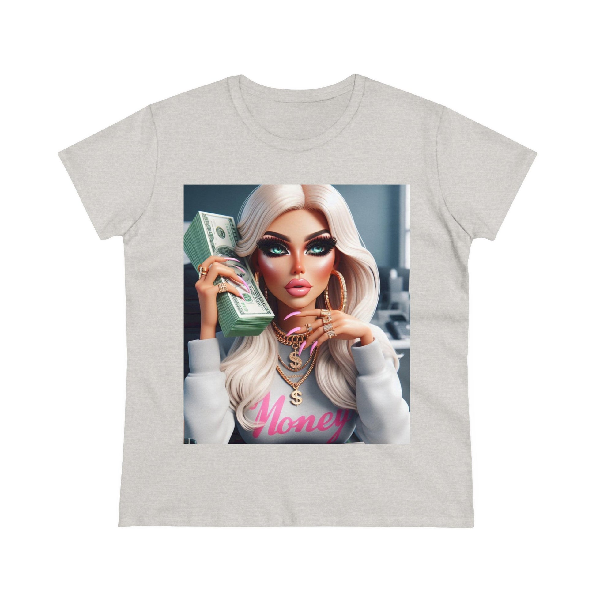 Money T-Shirt T-Shirt Printify Ash S