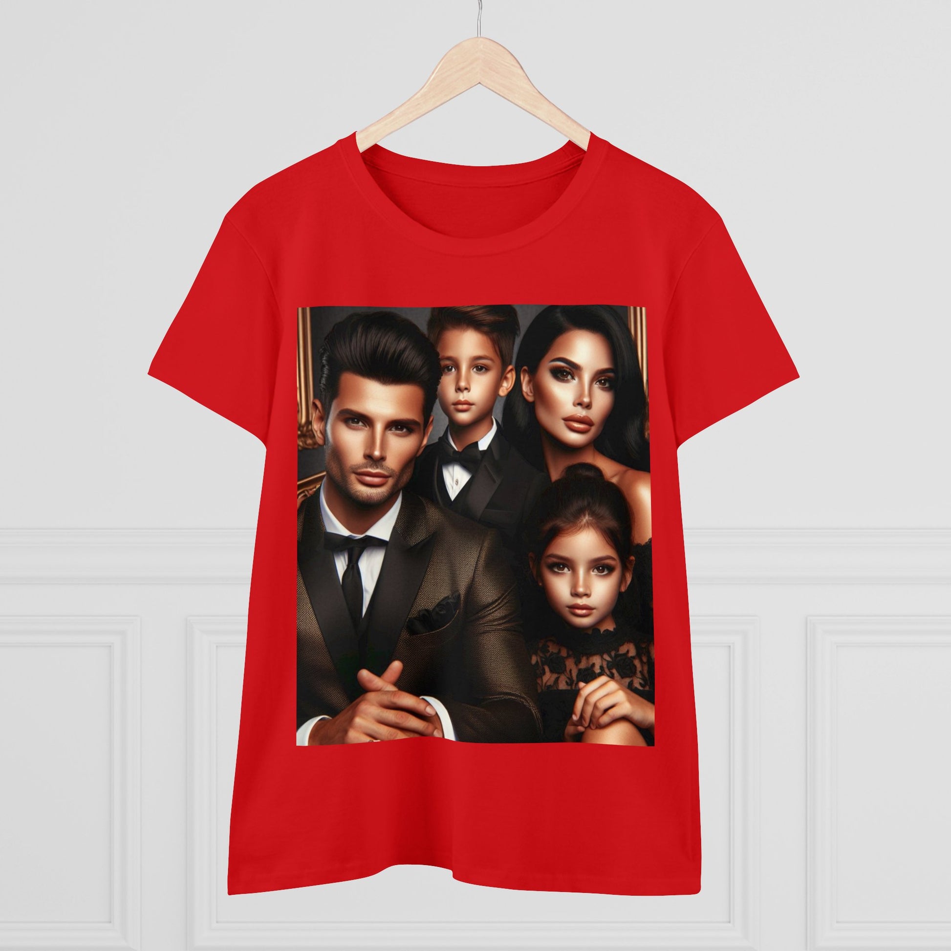 Family Portrait T-Shirt T-Shirt Printify