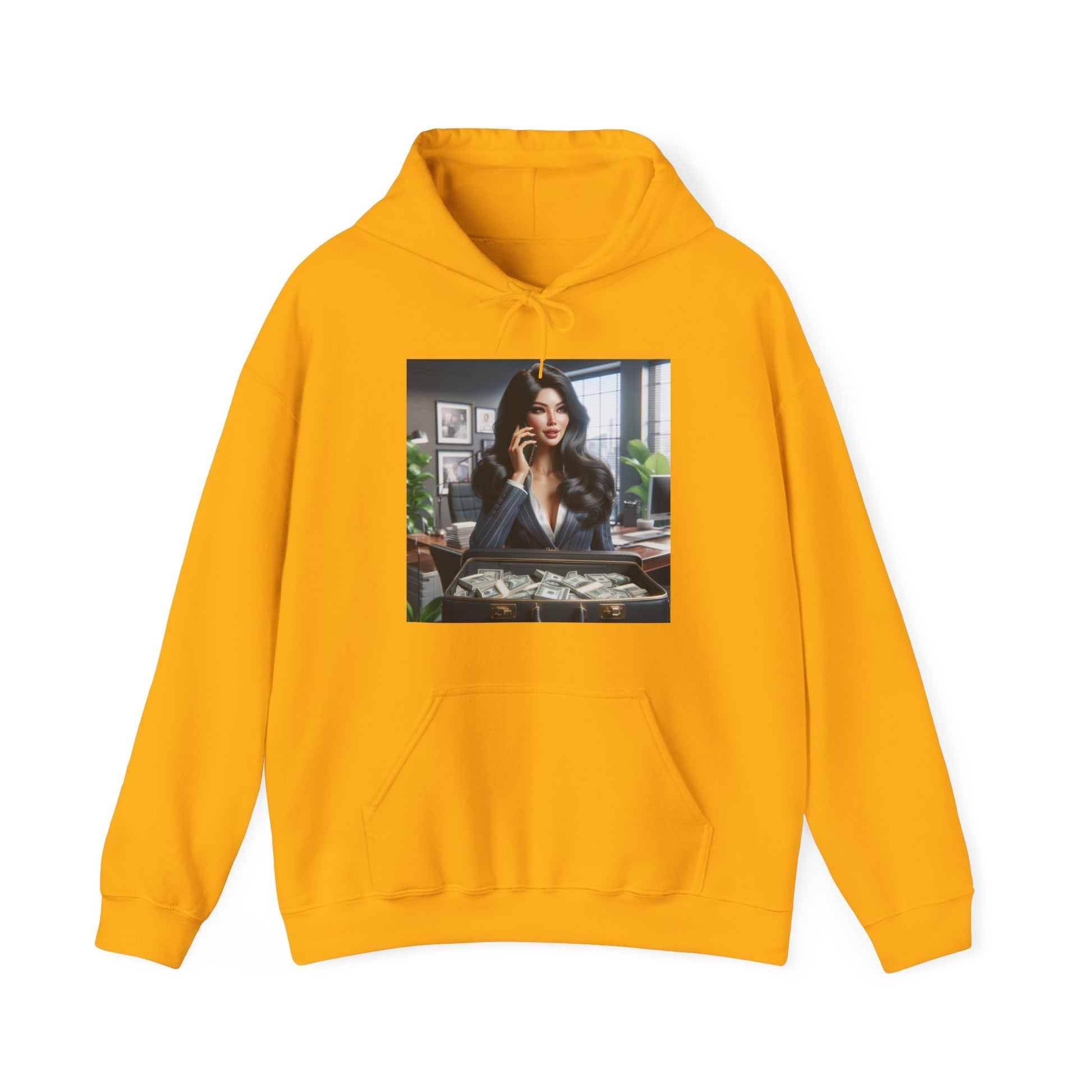 Business Deal Hoodie Hoodie Printify Gold S