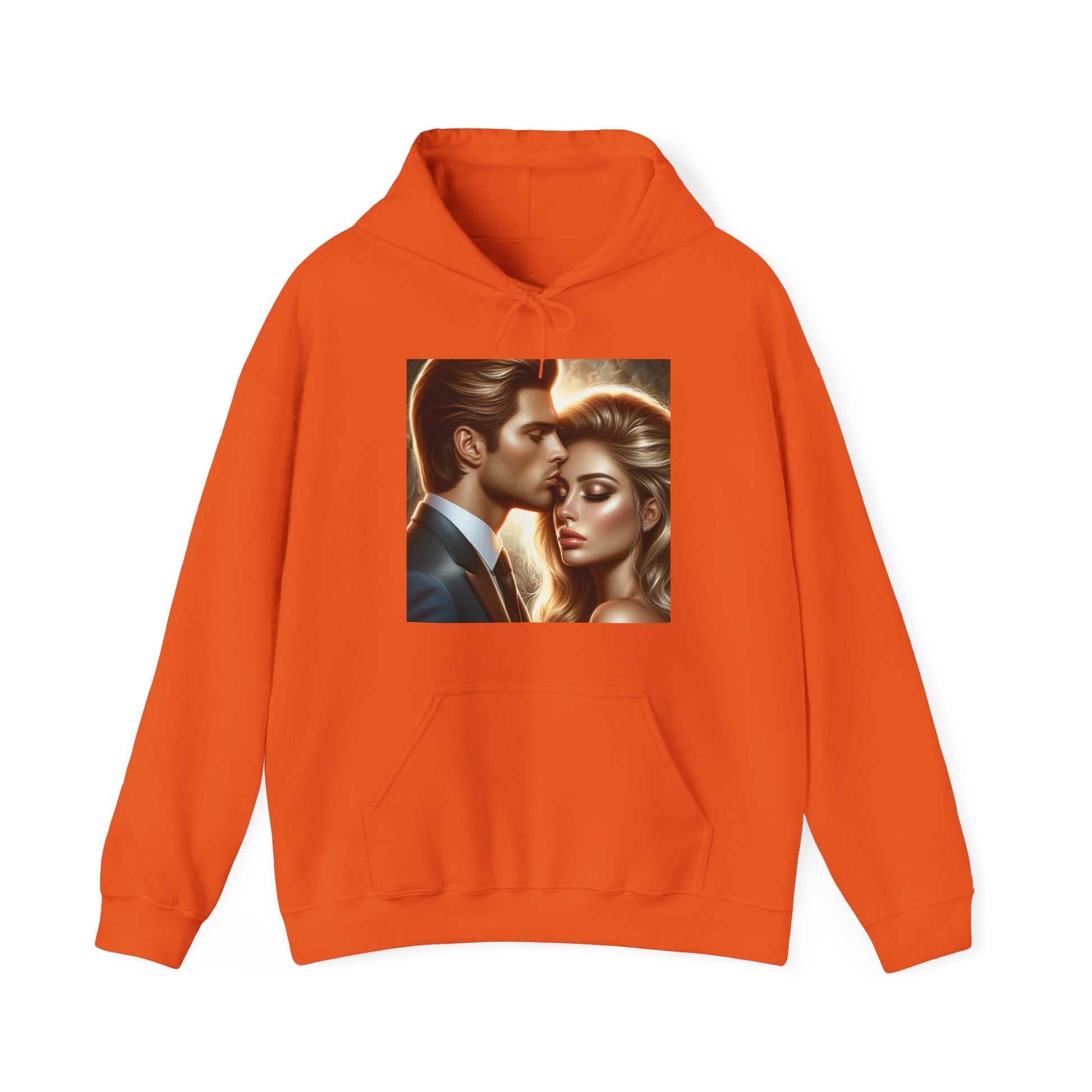 My Love Hoodie Hoodie Printify Orange S