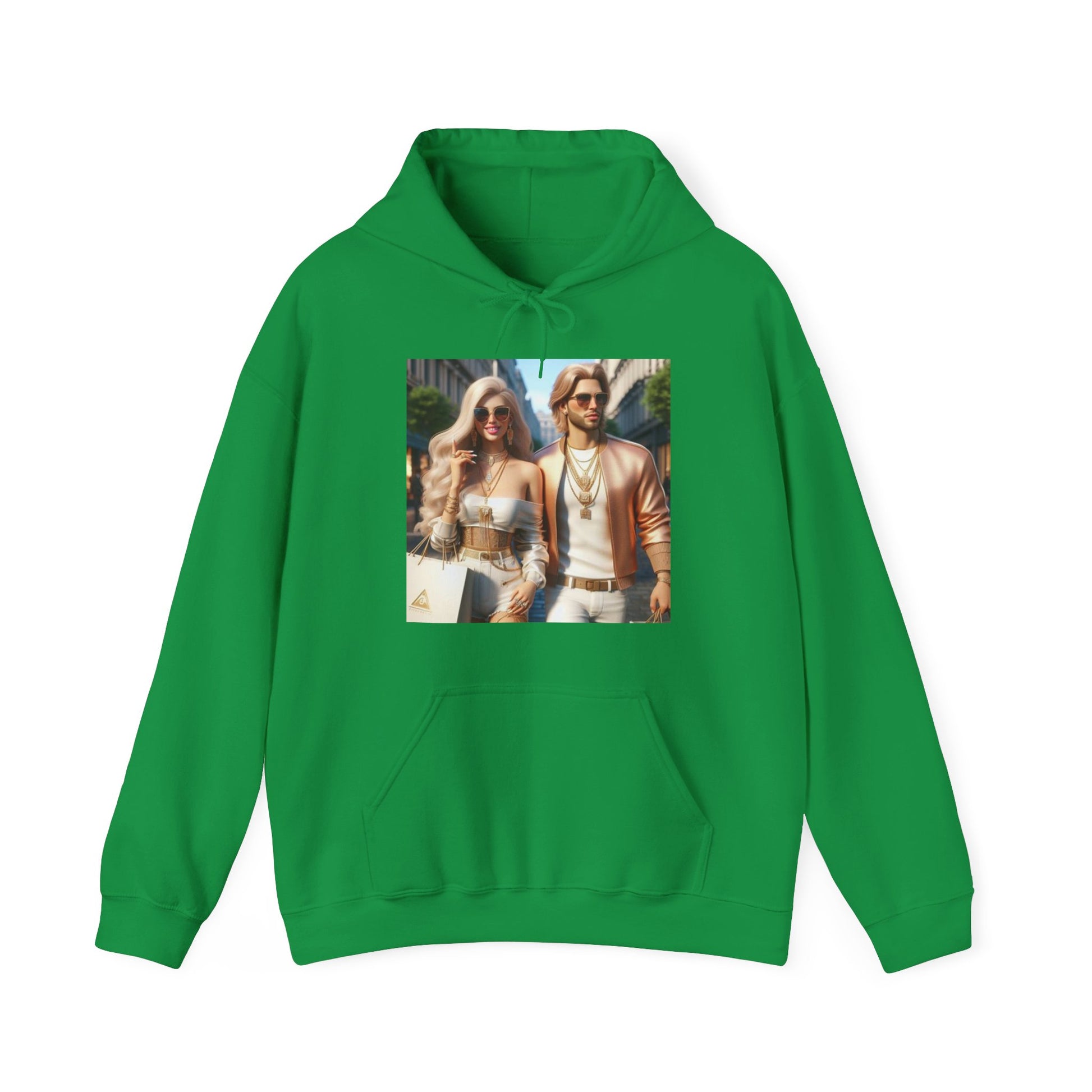 Thank You to My Man Hoodie Hoodie Printify Irish Green S