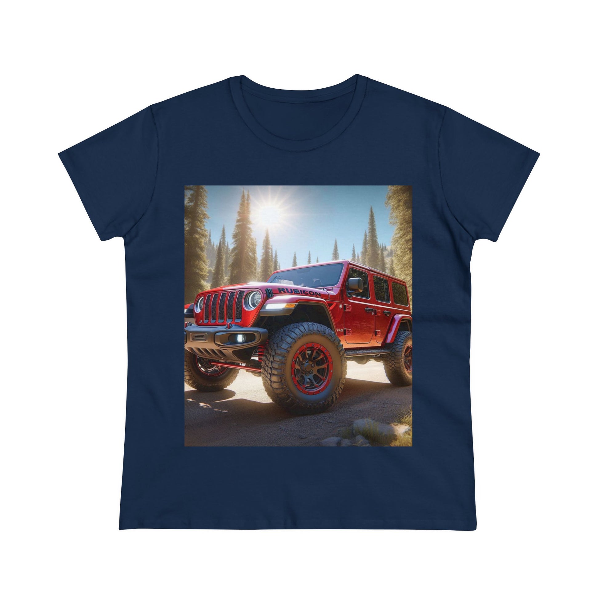 Red Rubicon T-Shirt T-Shirt Printify Navy S