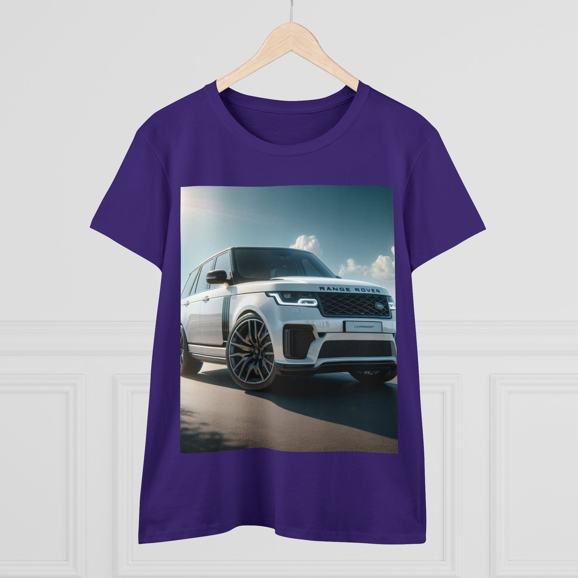 White Range Rover T-Shirt T-Shirt Printify