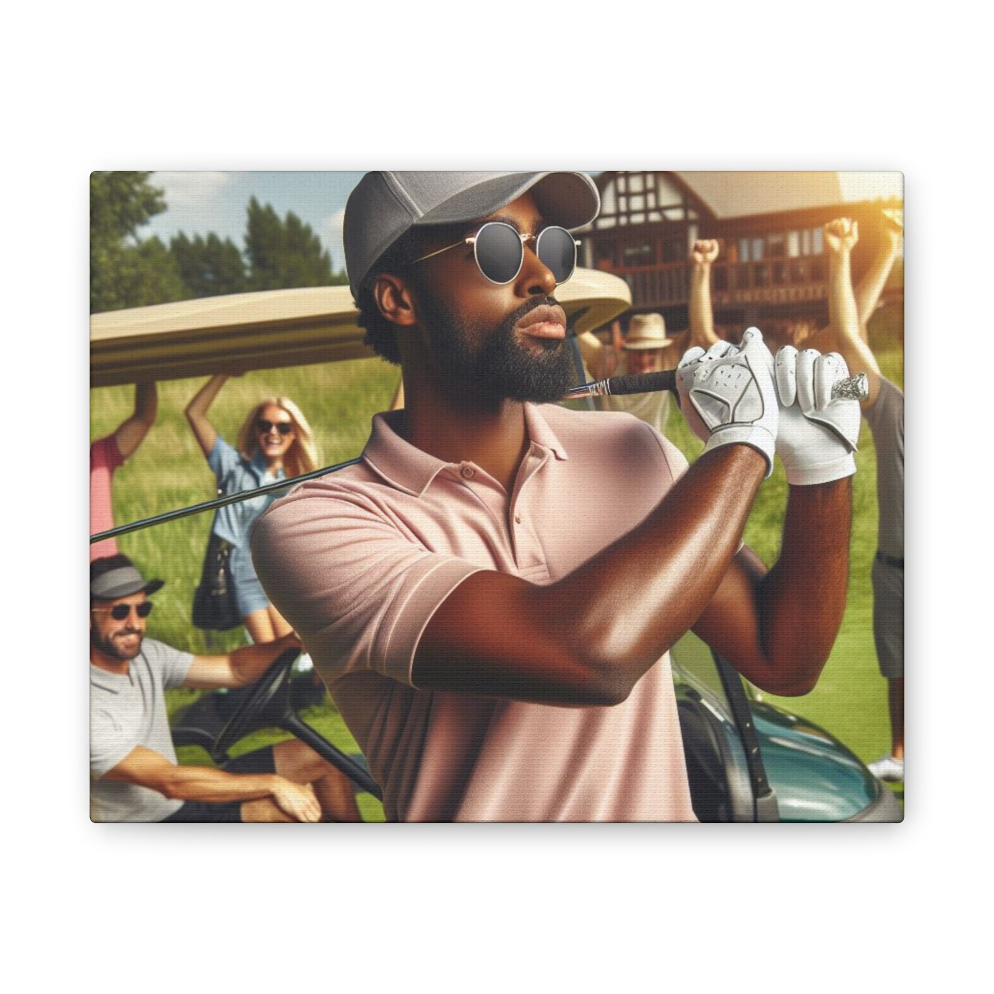 Golf Tournament Canvas Canvas Printify
