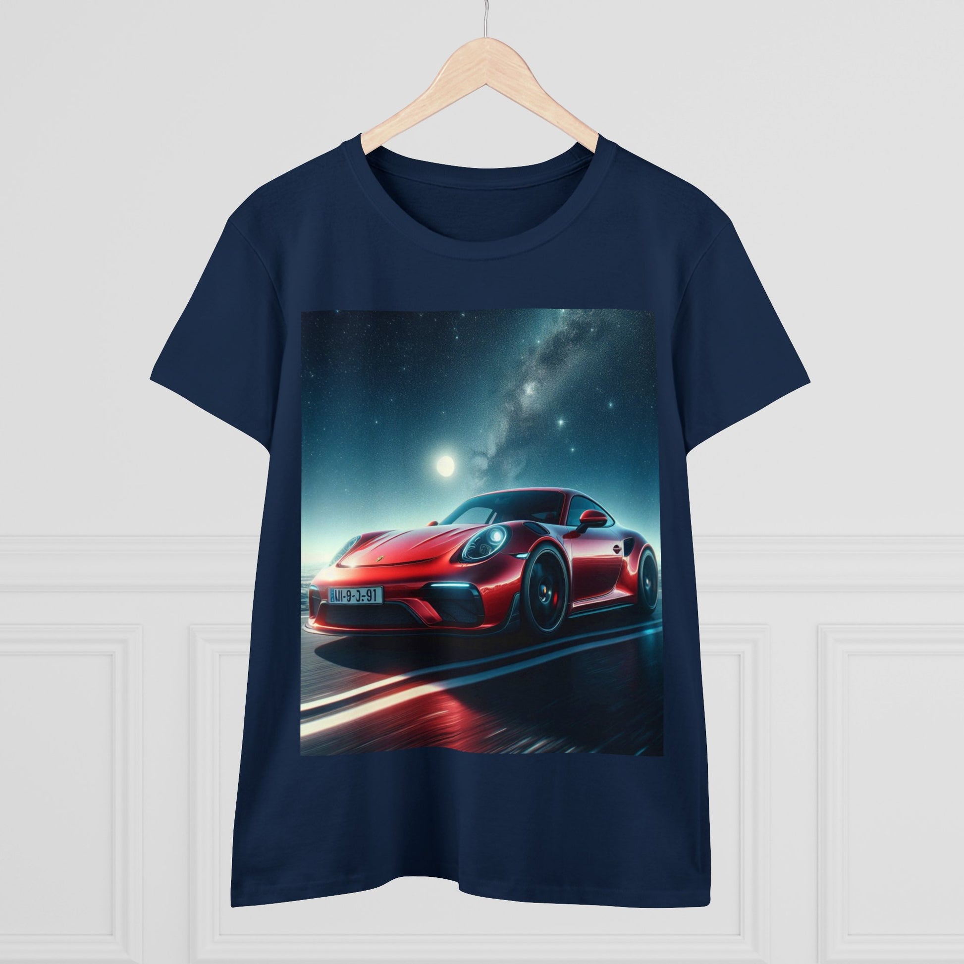 Red Porsche T-Shirt T-Shirt Printify