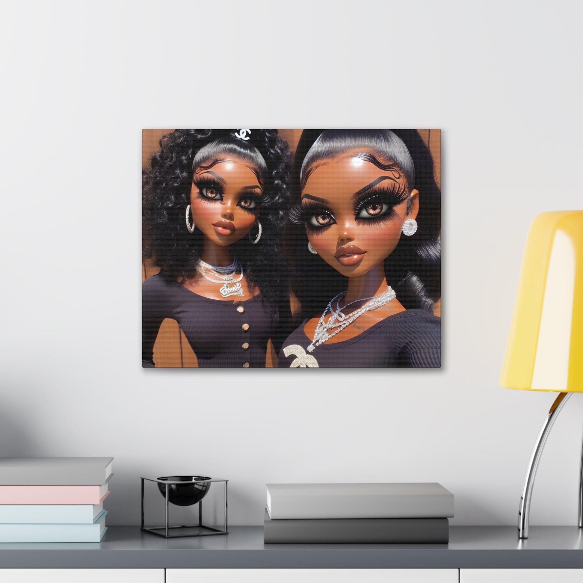 Outside Baddies Canvas Canvas Printify 20″ x 16″ (Horizontal) 0.75''