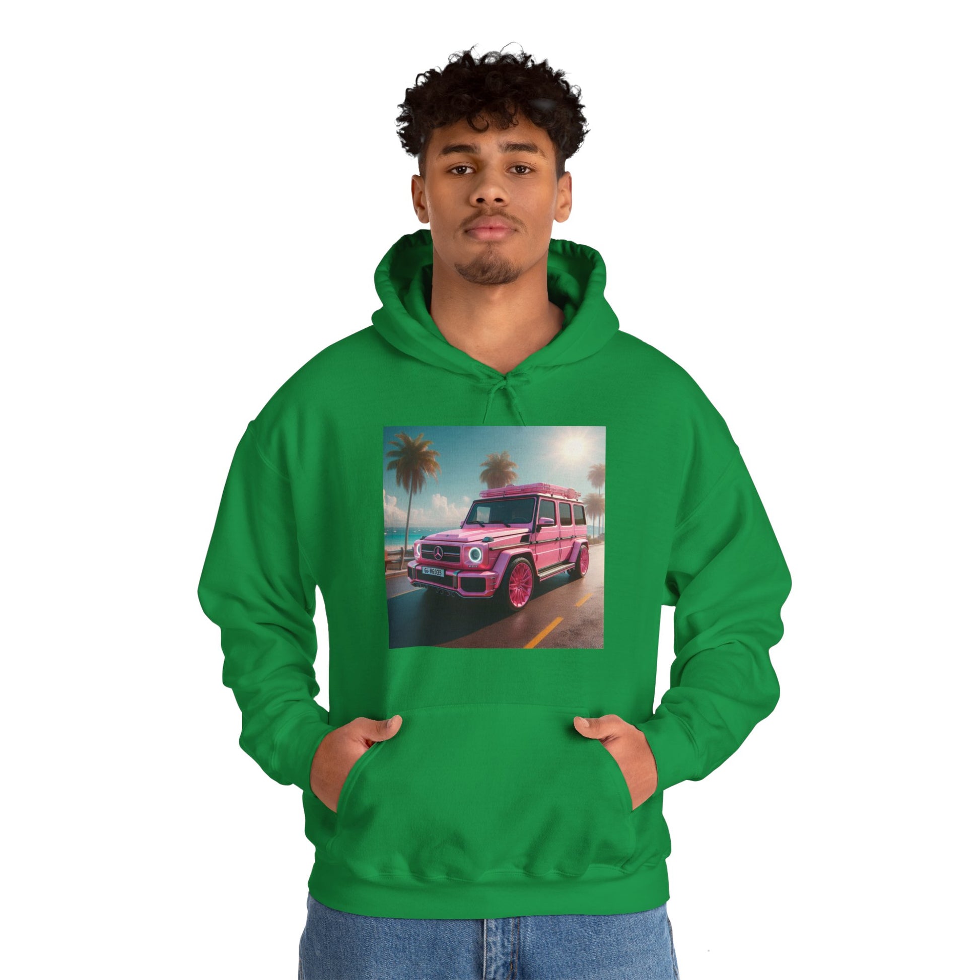 Pink G-Wagon Hoodie Hoodie Printify