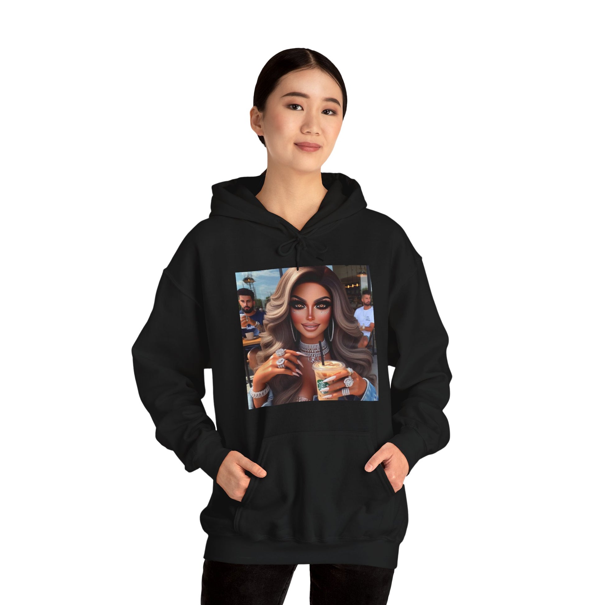 Coffee Beauty Hoodie Hoodie Printify