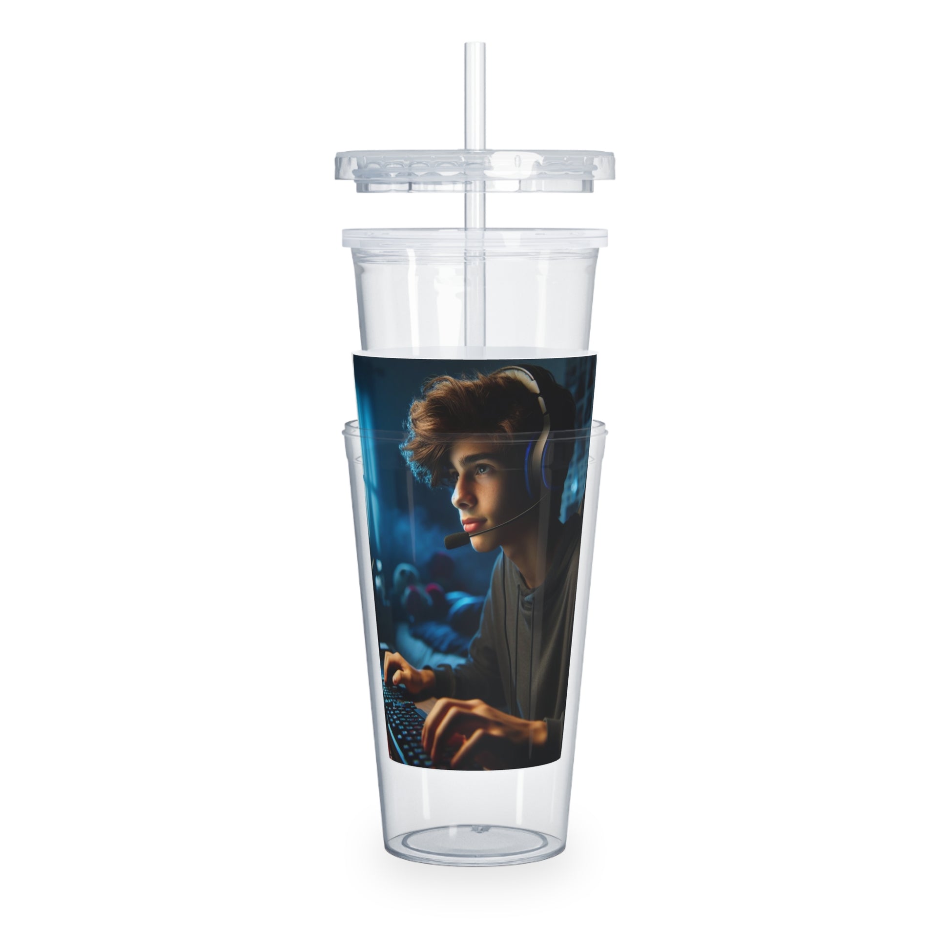 Game Time Tumbler with Straw Mug Printify