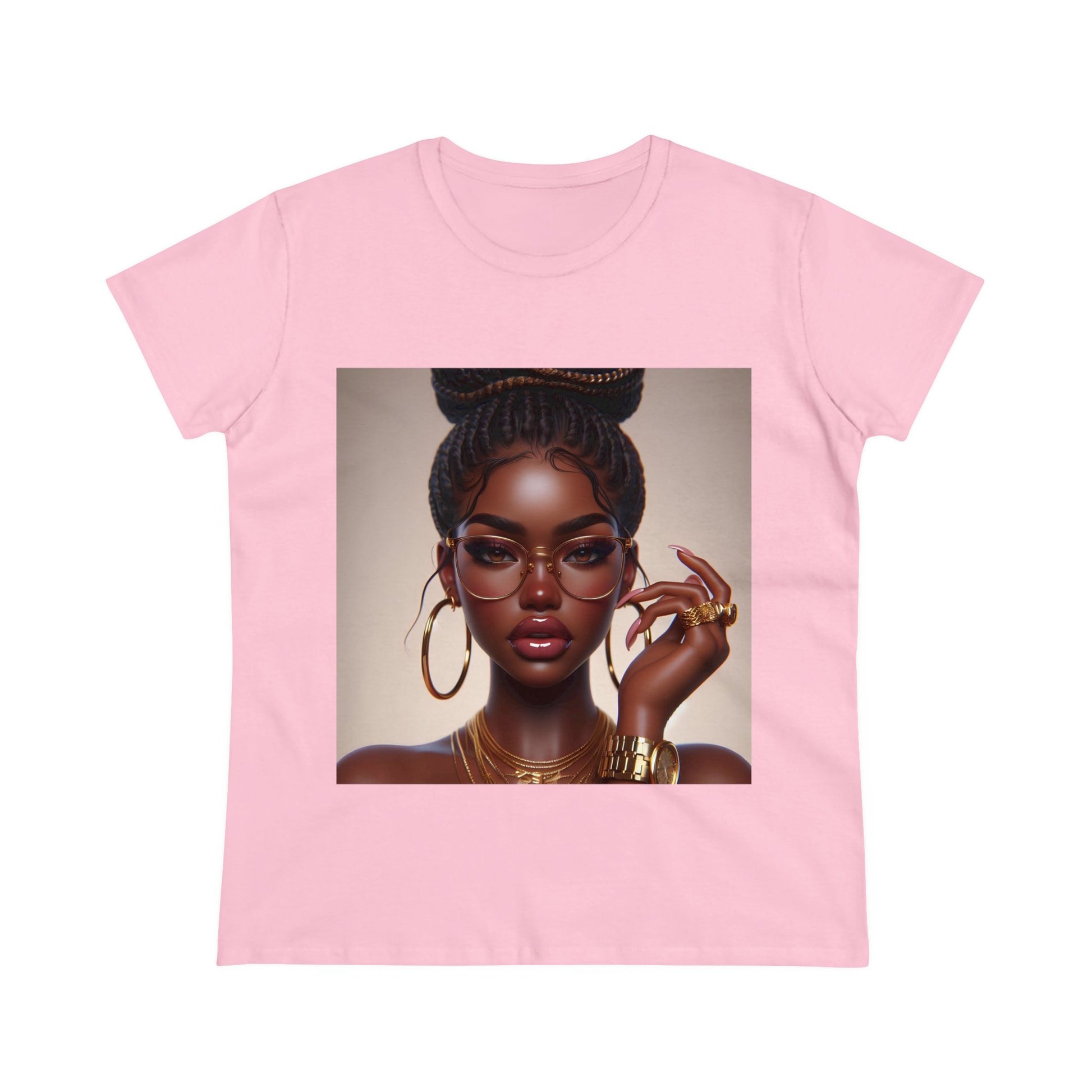 Chocolate Gold T-Shirt T-Shirt Printify Light Pink S