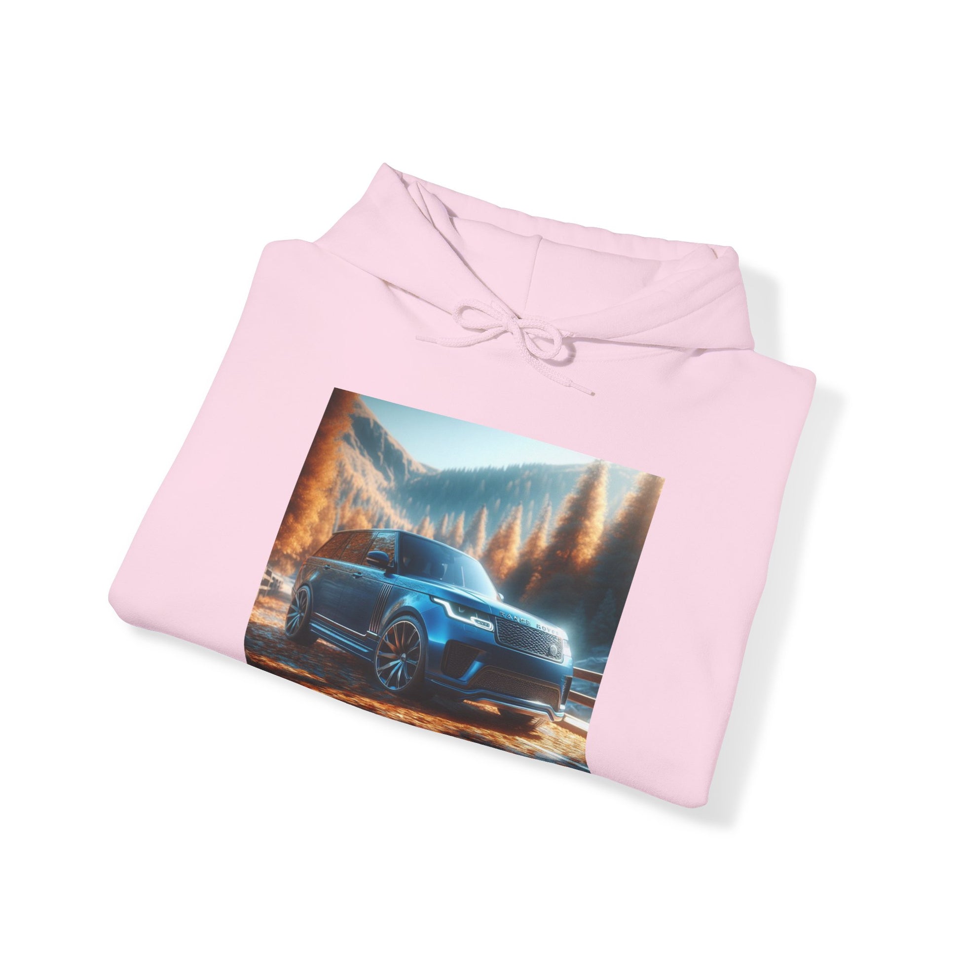 Blue Range Rover Hoodie Hoodie Printify