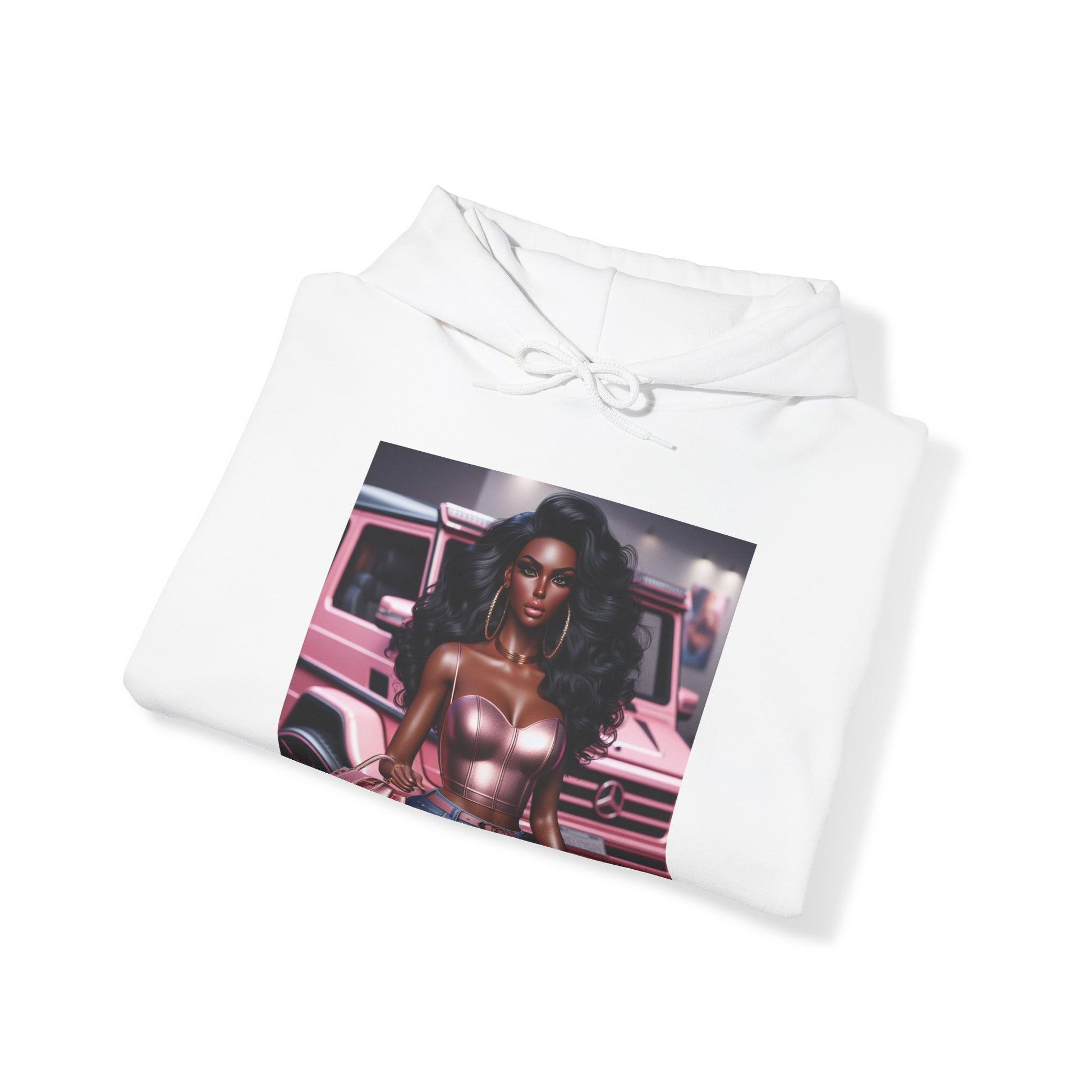 Pink Luxury Hoodie Hoodie Printify