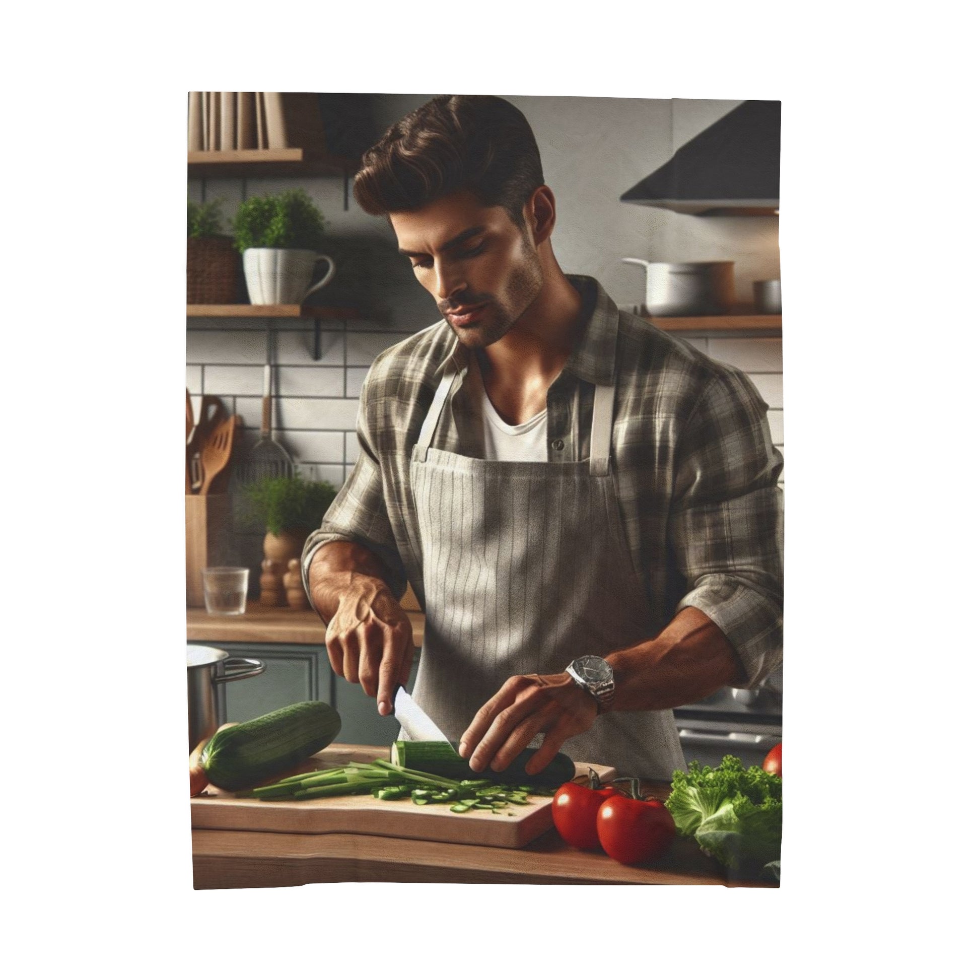 Dinner Time Plush Blanket All Over Prints Printify 60" × 80"