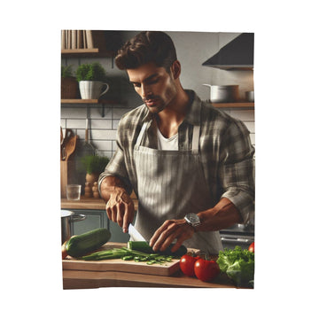 Dinner Time Plush Blanket All Over Prints Printify 60" × 80"