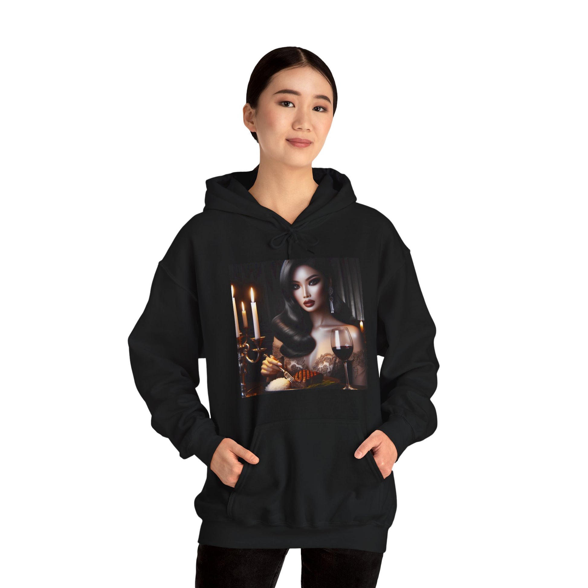 Elegant Meal Hoodie Hoodie Printify