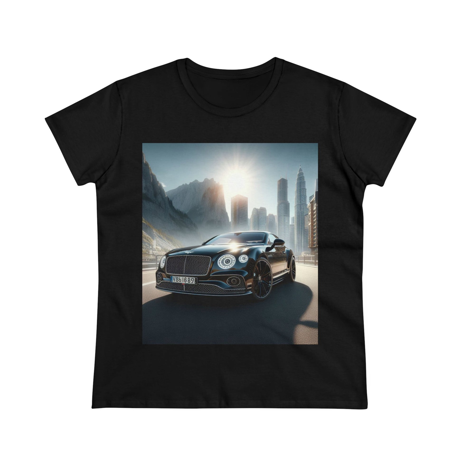 Black Bentley T-Shirt T-Shirt Printify Black S