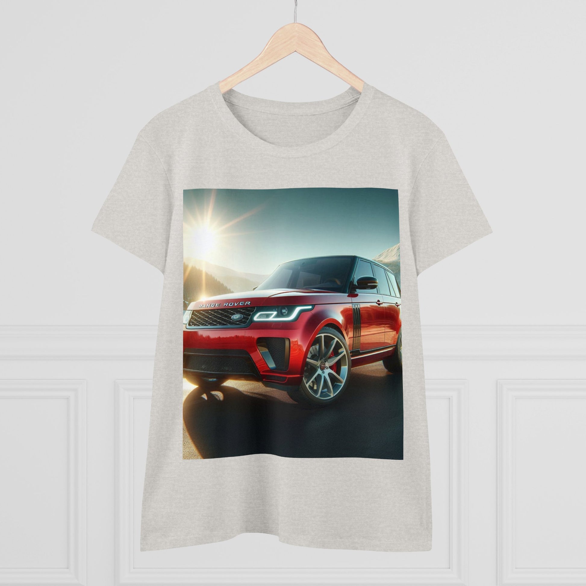 Red Range Rover T-Shirt T-Shirt Printify