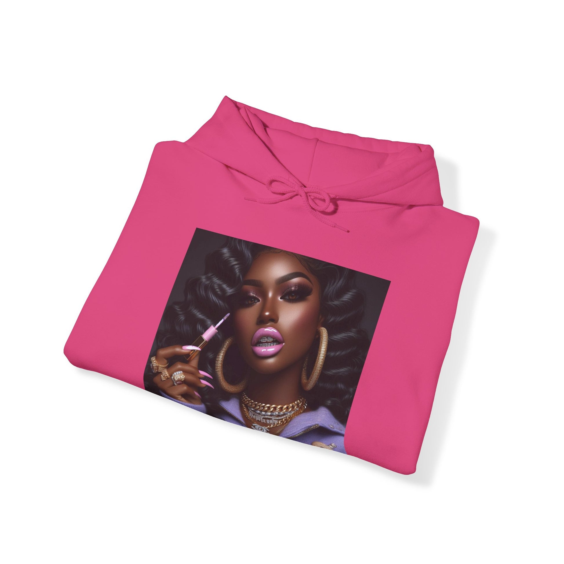 Gloss Up Hoodie Hoodie Printify