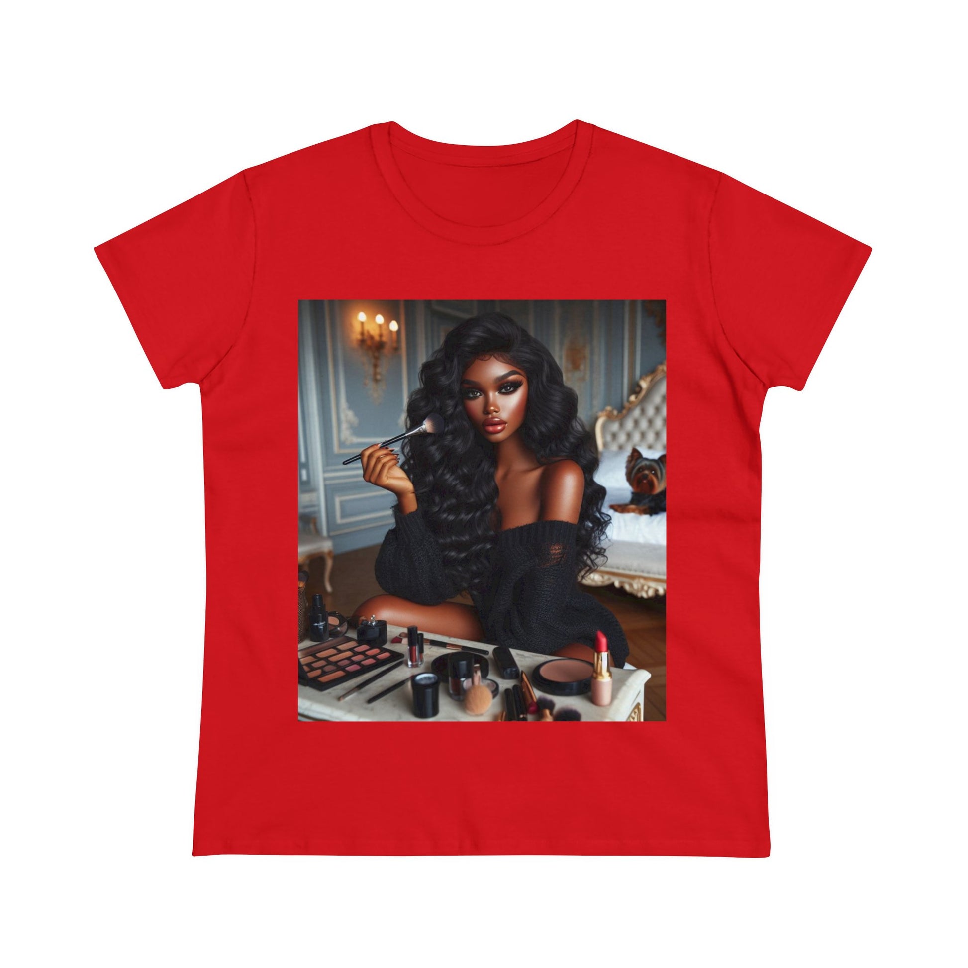 Make Up Time T-Shirt T-Shirt Printify Red S