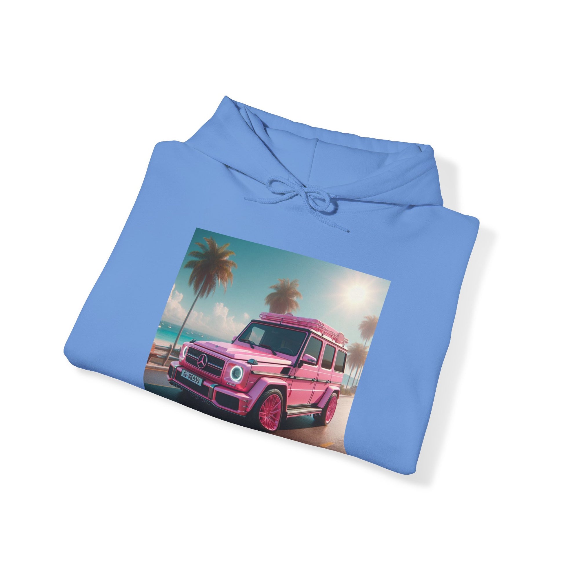 Pink G-Wagon Hoodie Hoodie Printify