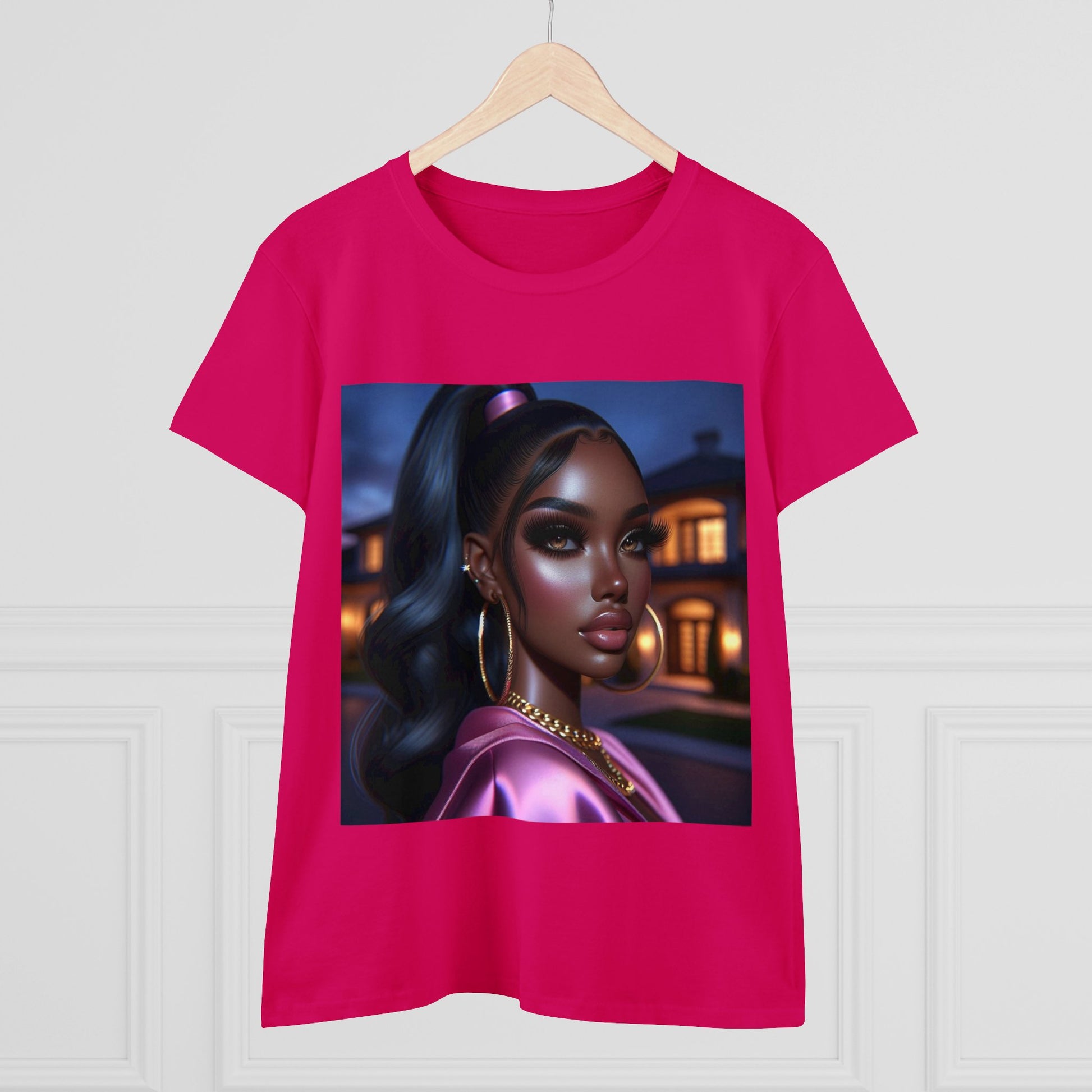 Pink at Night T-Shirt T-Shirt Printify