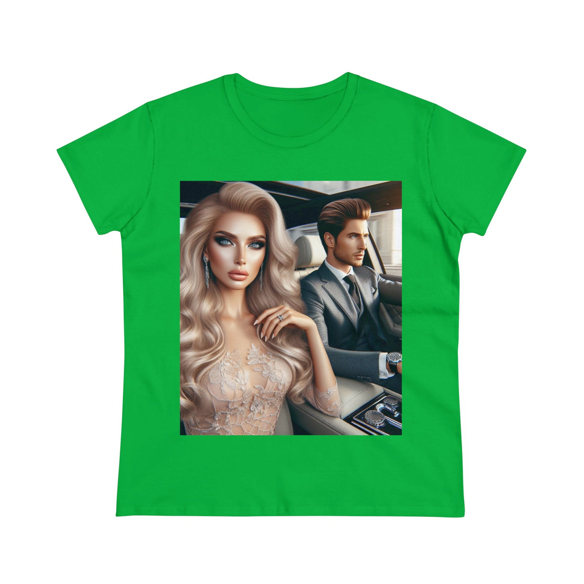 Elegant Drive T-Shirt T-Shirt Printify Irish Green S