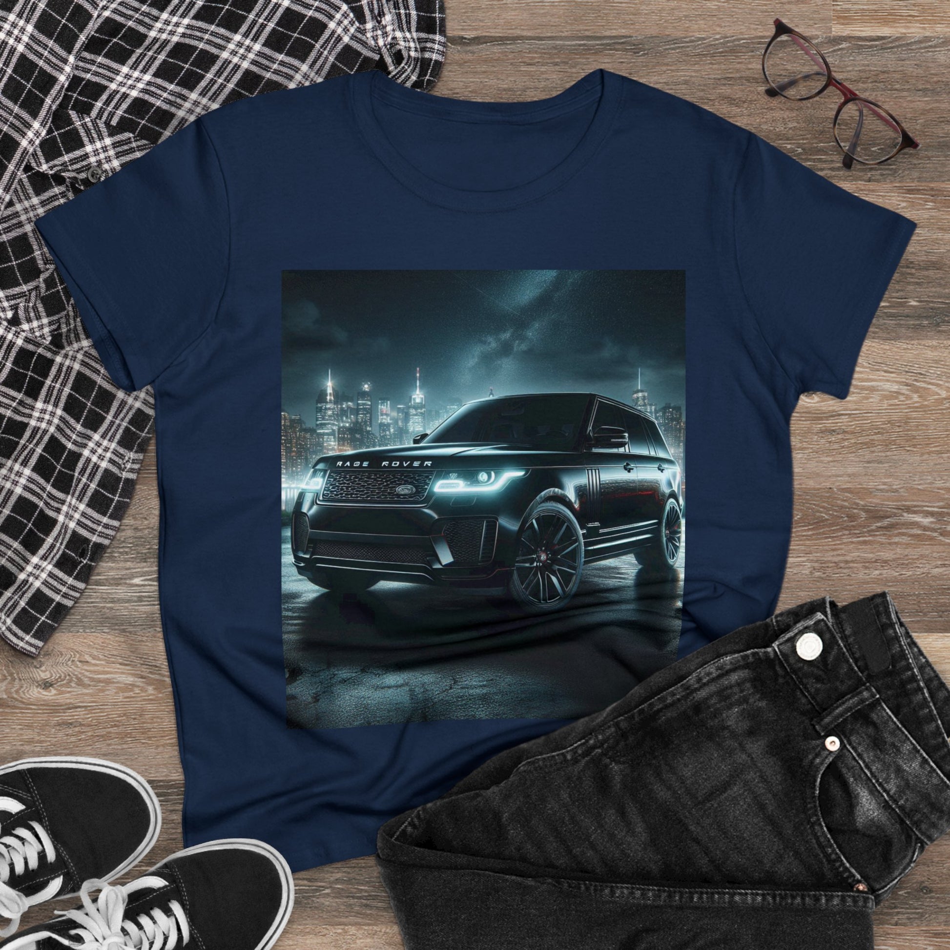 Black Range Rover T-Shirt T-Shirt Printify