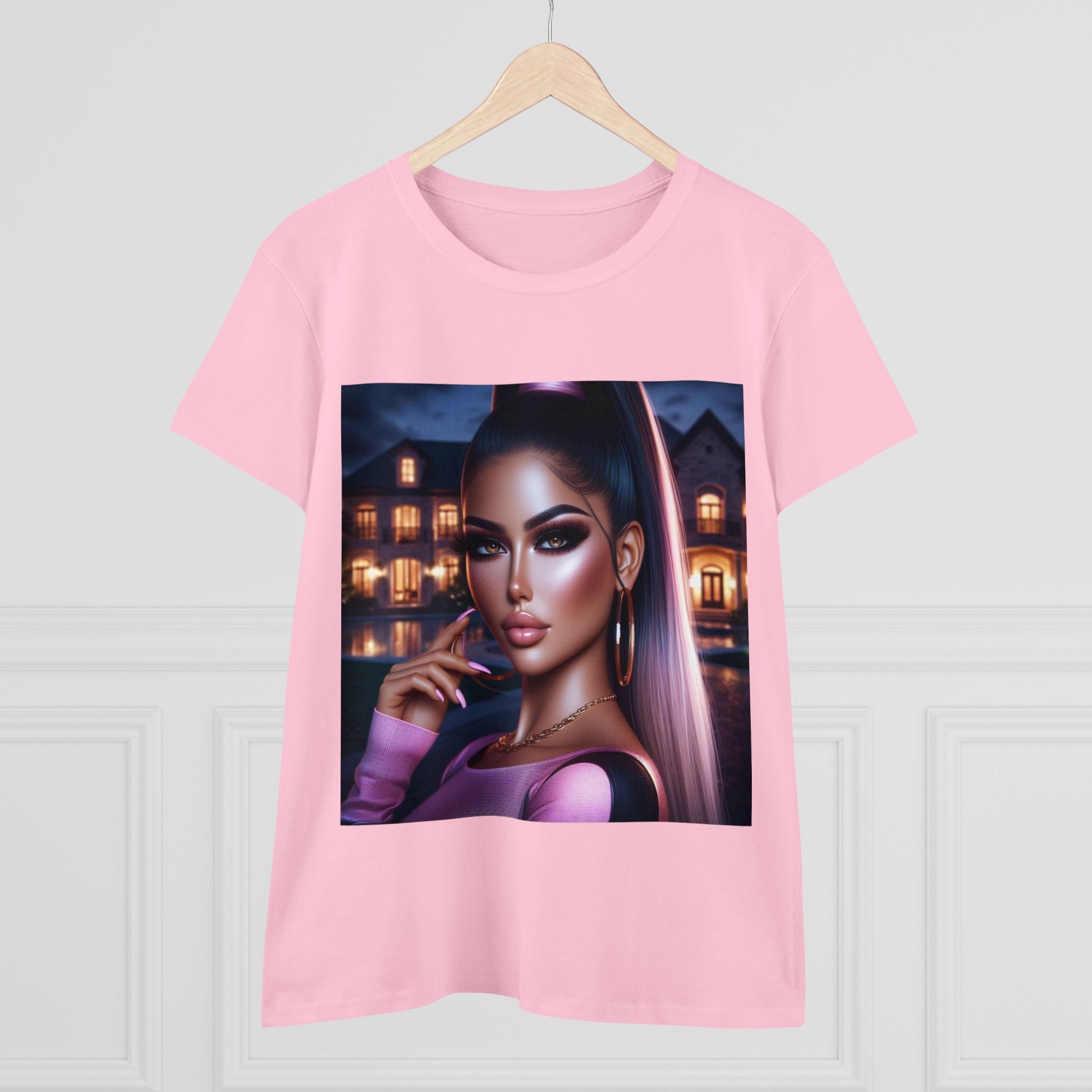 Pink at Night T-Shirt T-Shirt Printify
