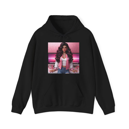 Pink Everything Hoodie Hoodie Printify Black S
