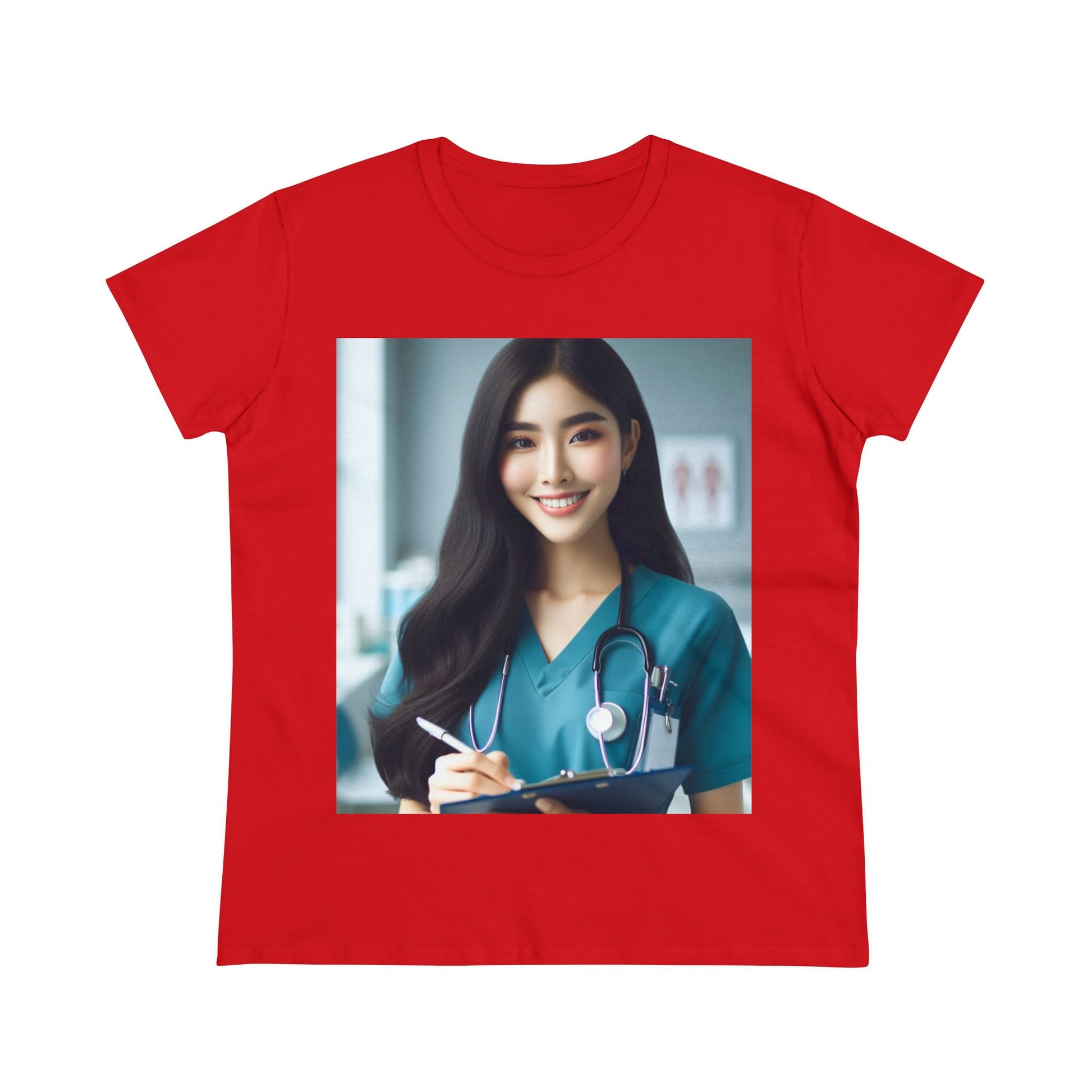 Your Favorite Nurse T-Shirts T-Shirt Printify Red S
