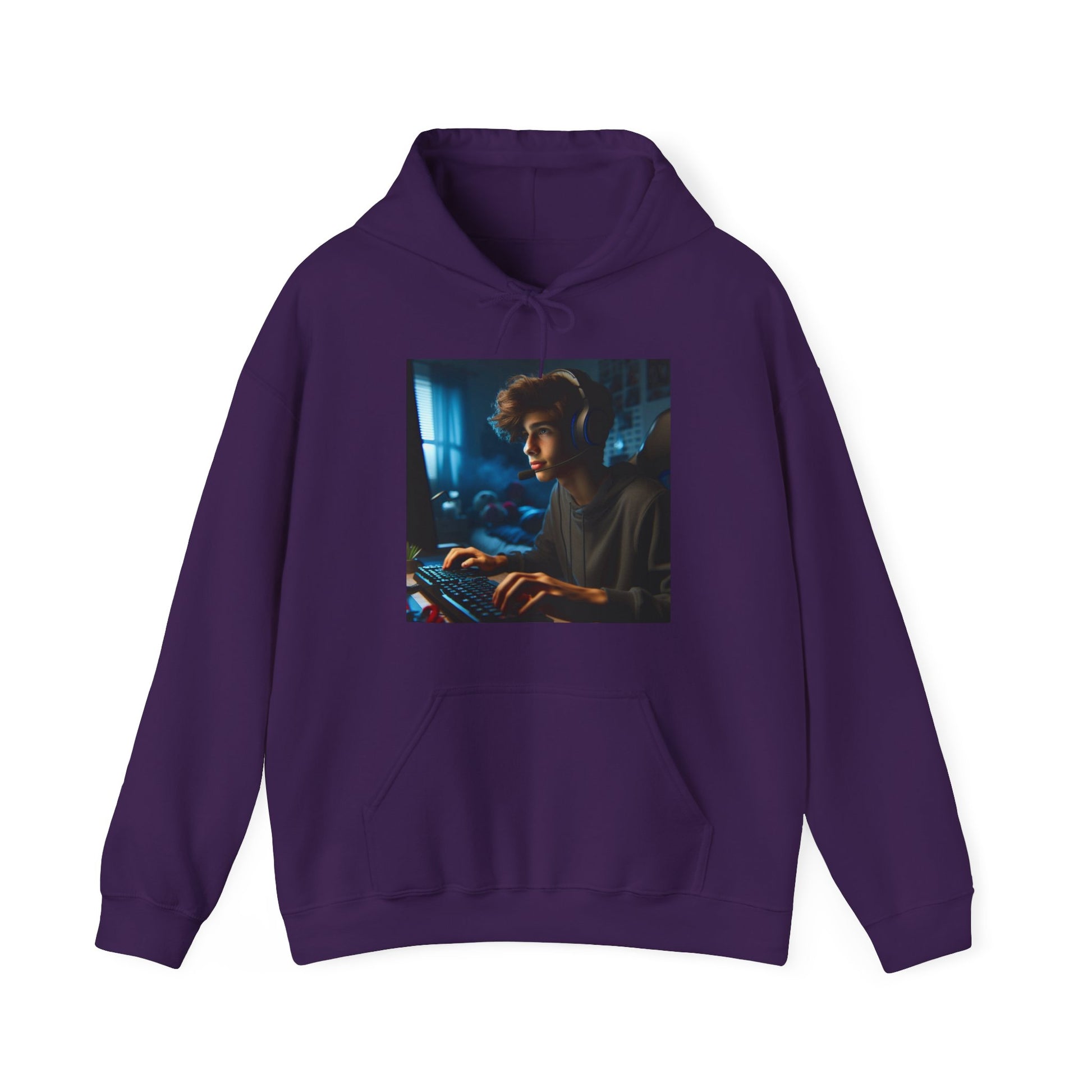 Game Time Hoodie Hoodie Printify Purple S