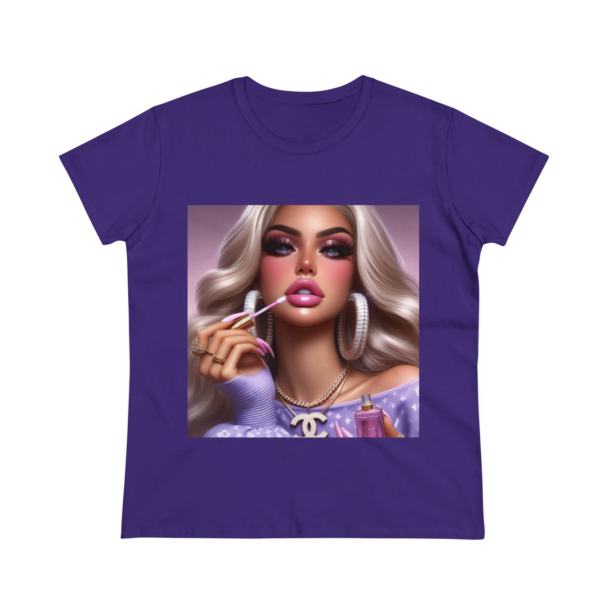Gloss Up T-Shirt T-Shirt Printify Purple S