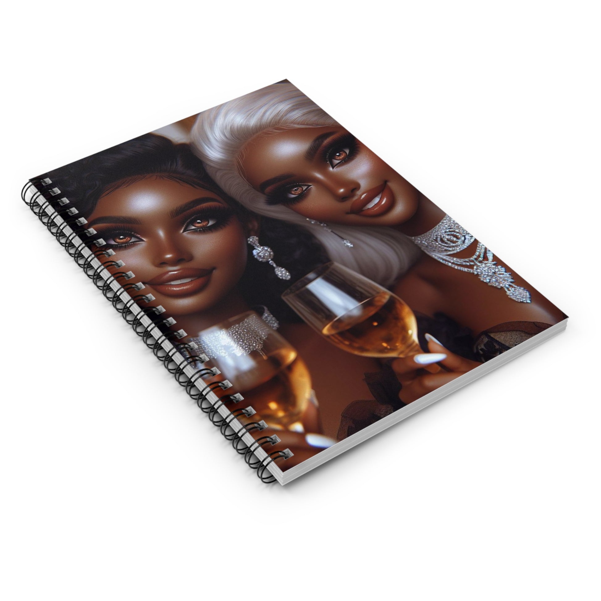 Cheers Spiral Notebook Paper products Printify