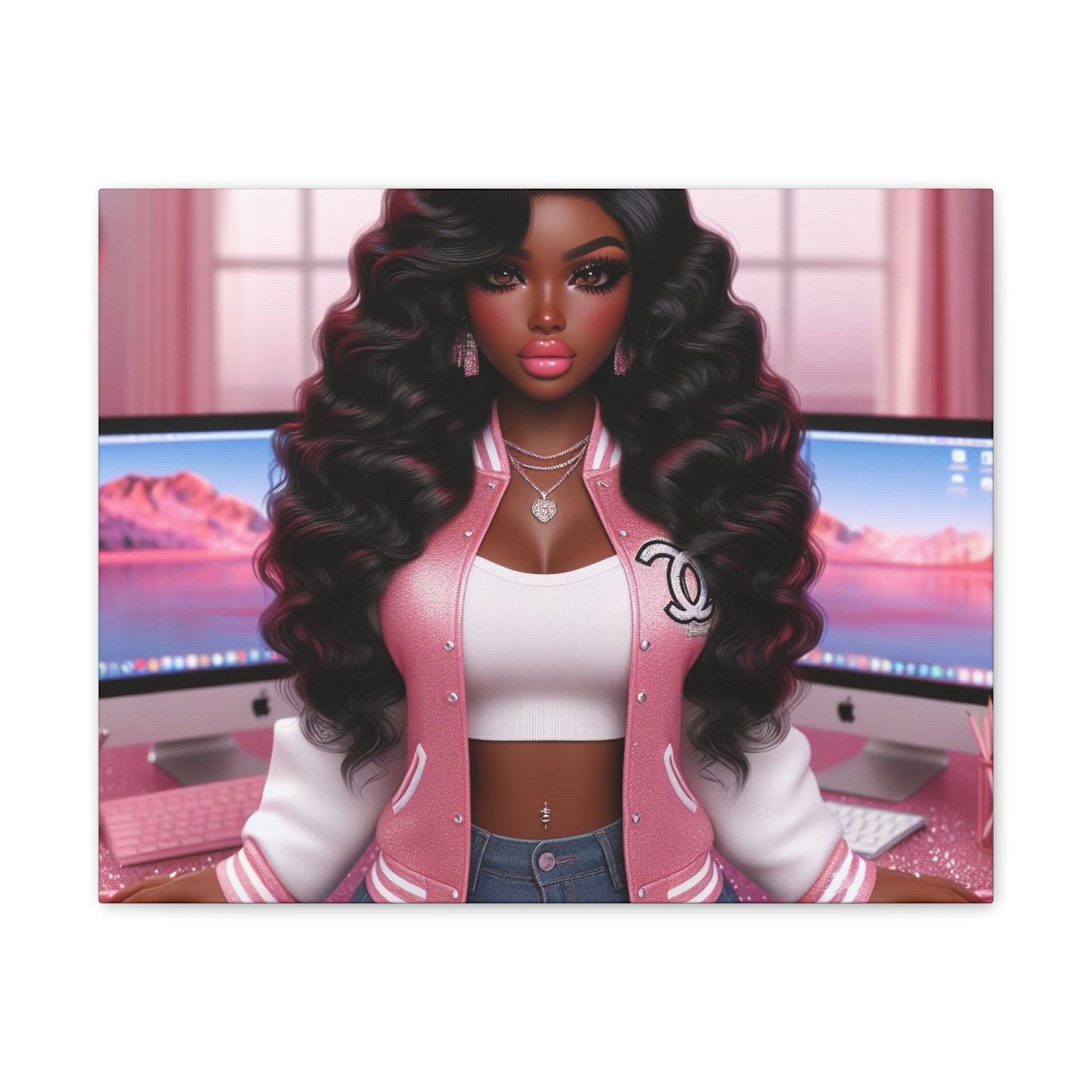 Pink Everything Canvas Canvas Printify