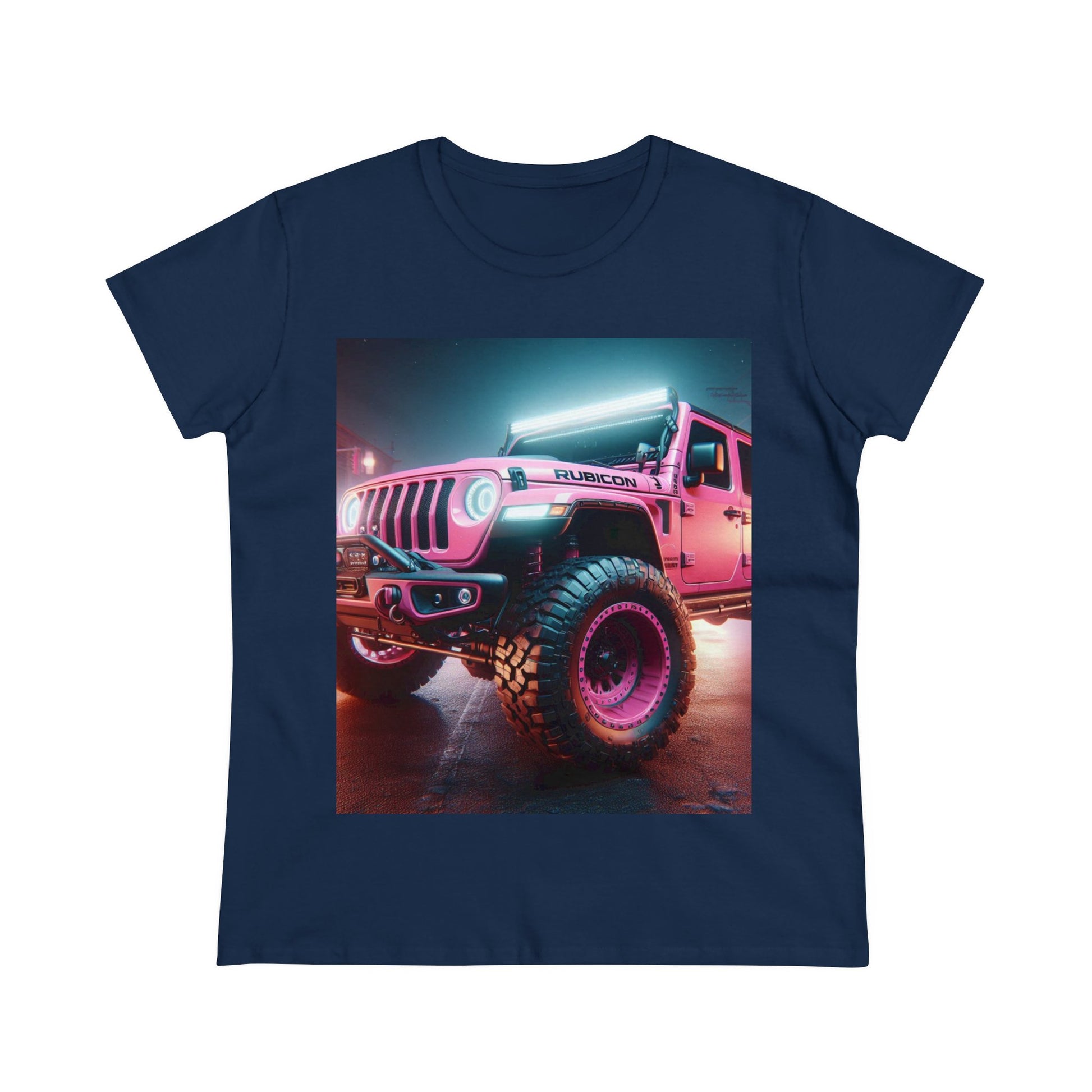 Pink Rubicon T-Shirt T-Shirt Printify Navy S