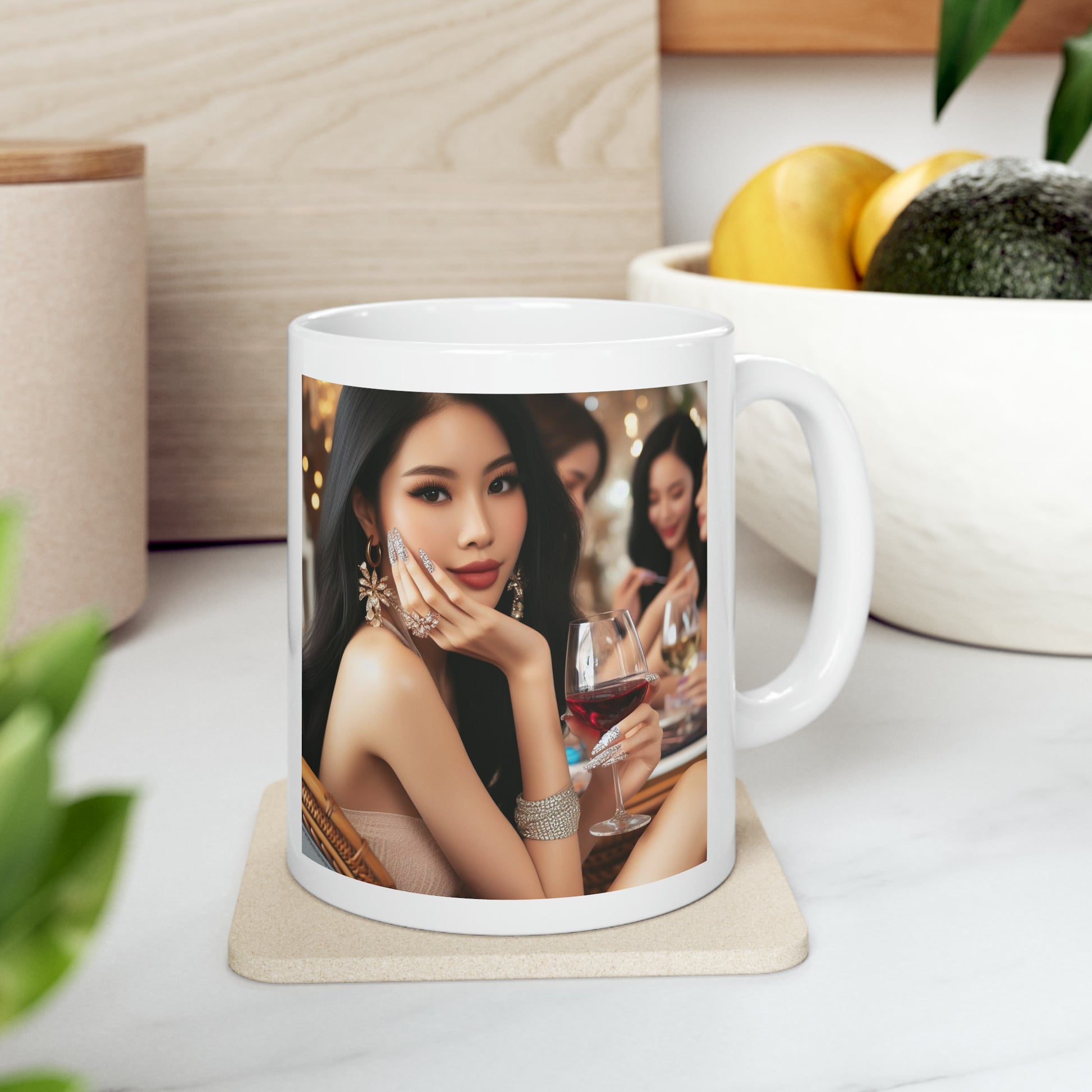 Wine Down Mug Mug Printify
