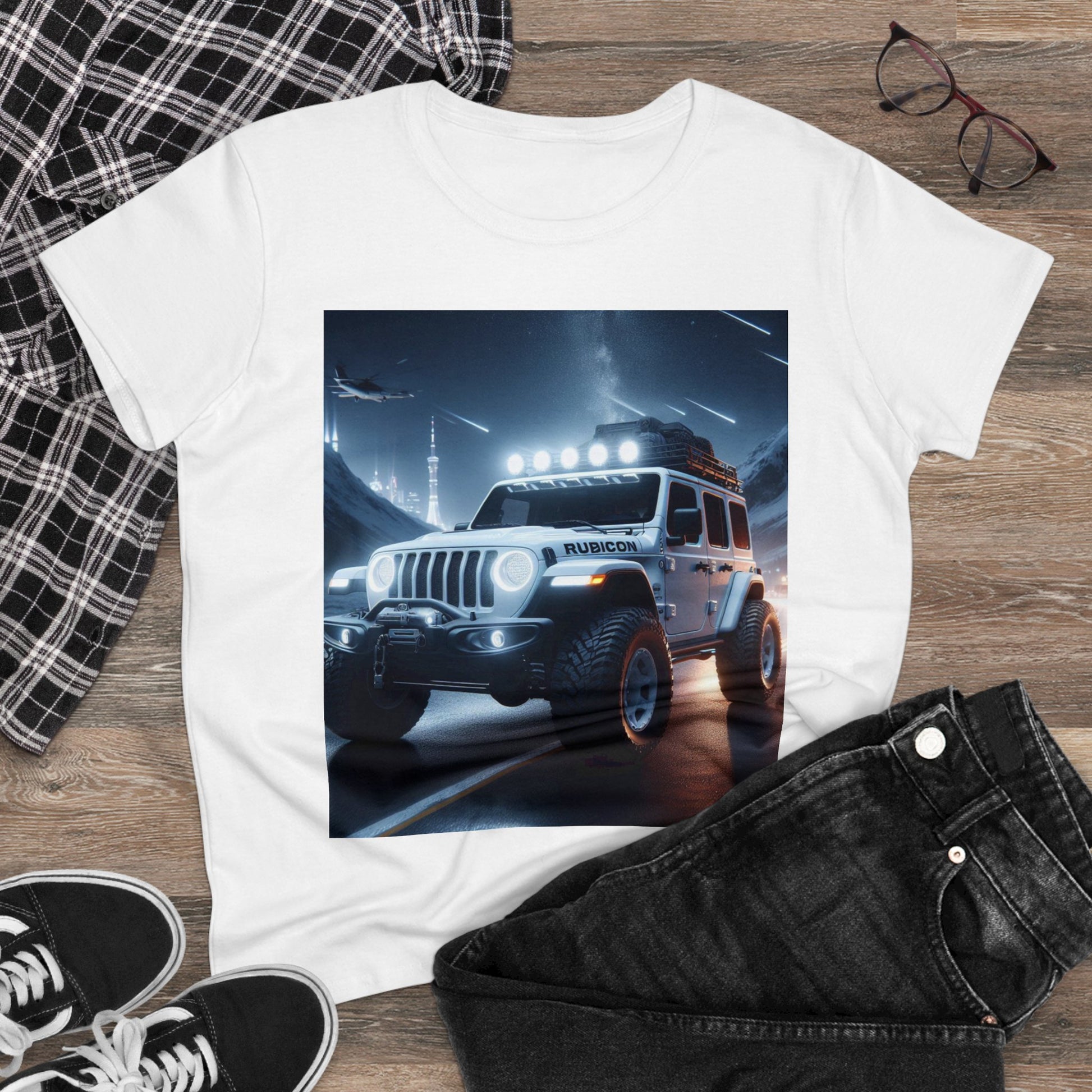 White Rubicon T-Shirt T-Shirt Printify