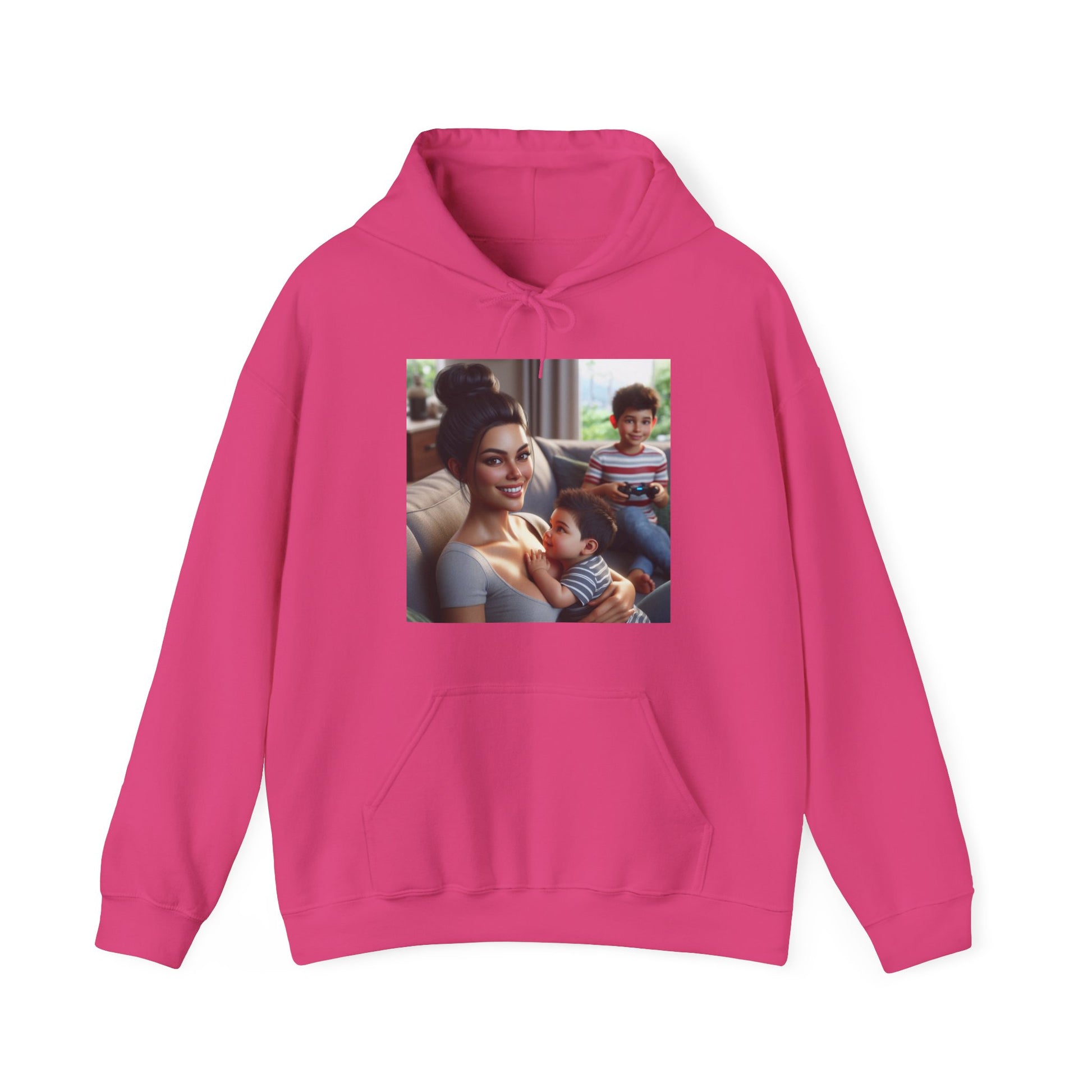 Family Time Hoodie Hoodie Printify Heliconia S
