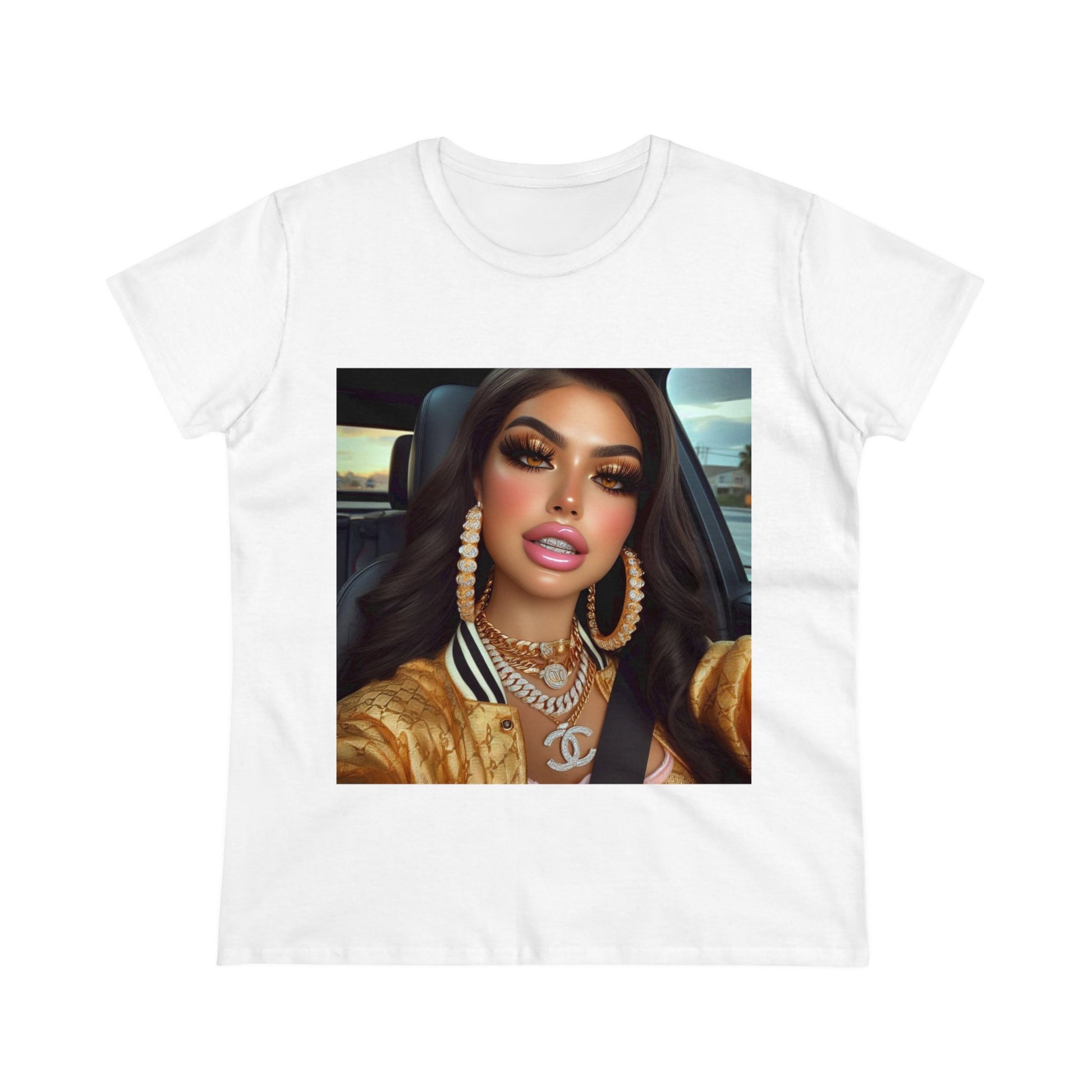Car Beauty T-Shirt T-Shirt Printify White S