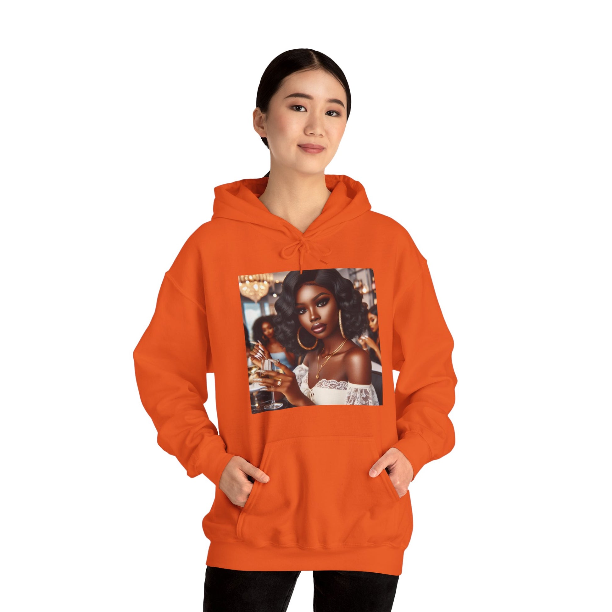 Wine Down Hoodie Hoodie Printify