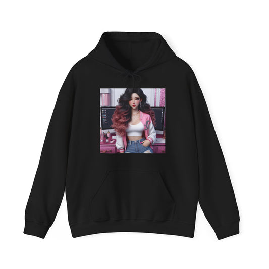 Pink Everything Hoodie Hoodie Printify Black S
