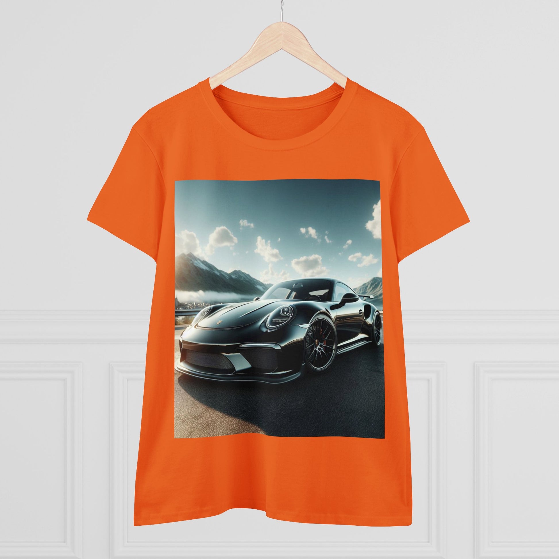 Black Porsche T-Shirt T-Shirt Printify