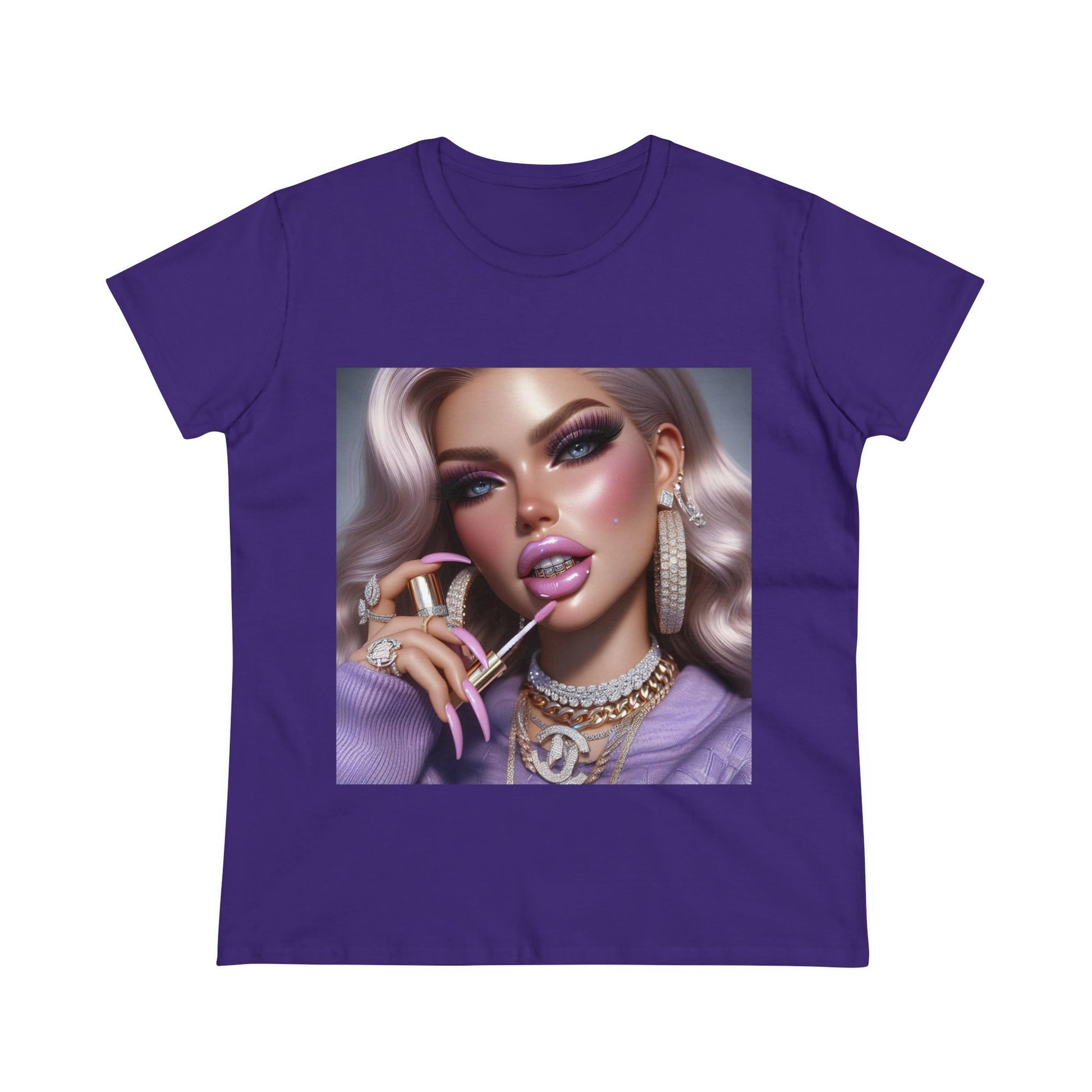 Gloss Up T-Shirt T-Shirt Printify Purple S