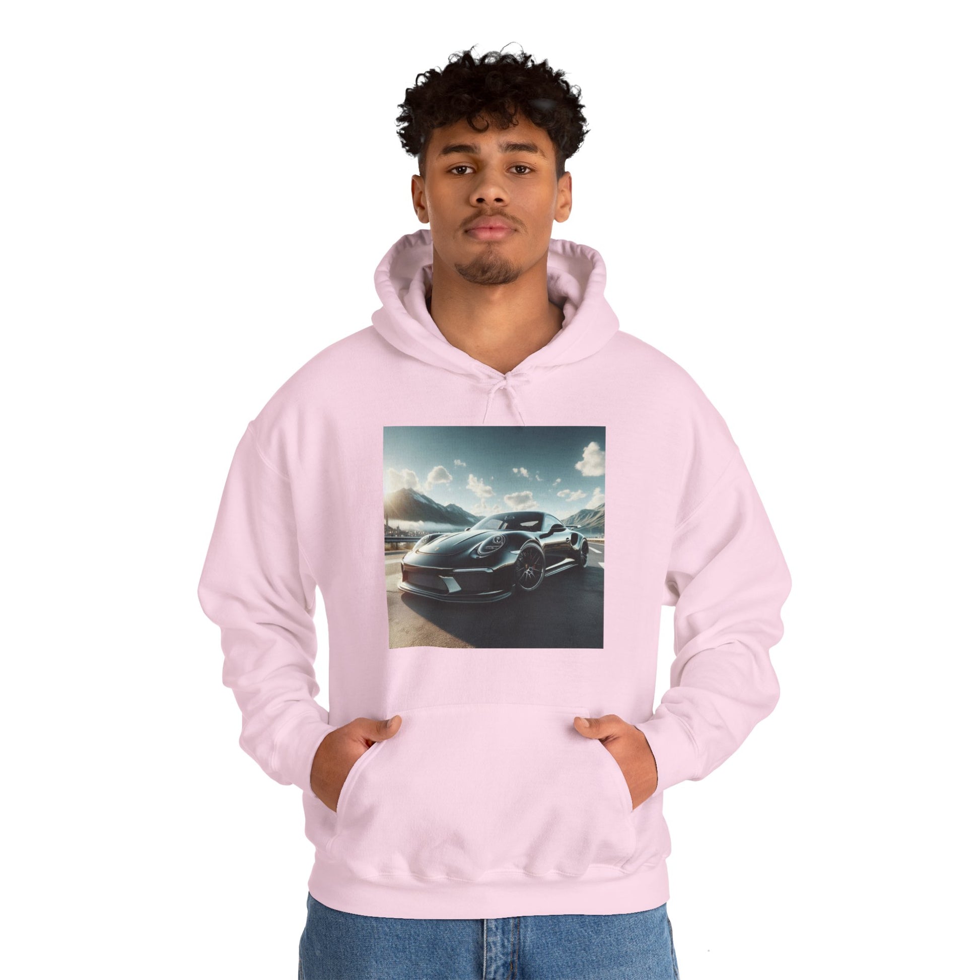 Black Porsche Hoodie Hoodie Printify